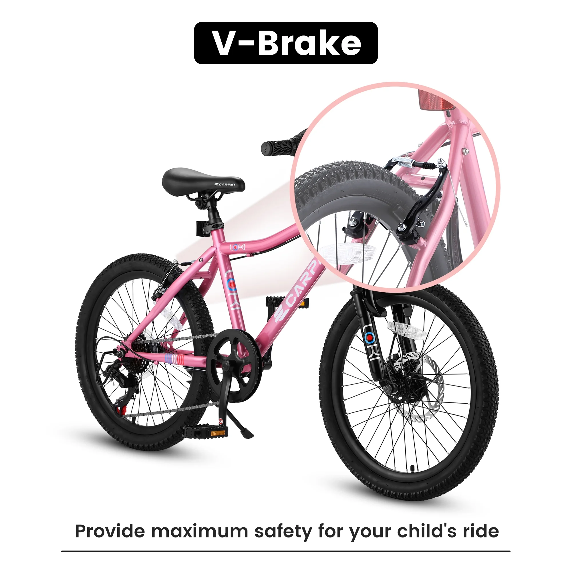 CIYOYO Kids Bicycle 20 inch Montain Bike for Boys and Girls,7 Speed Bike 8-12 Years Old Green - Womvr