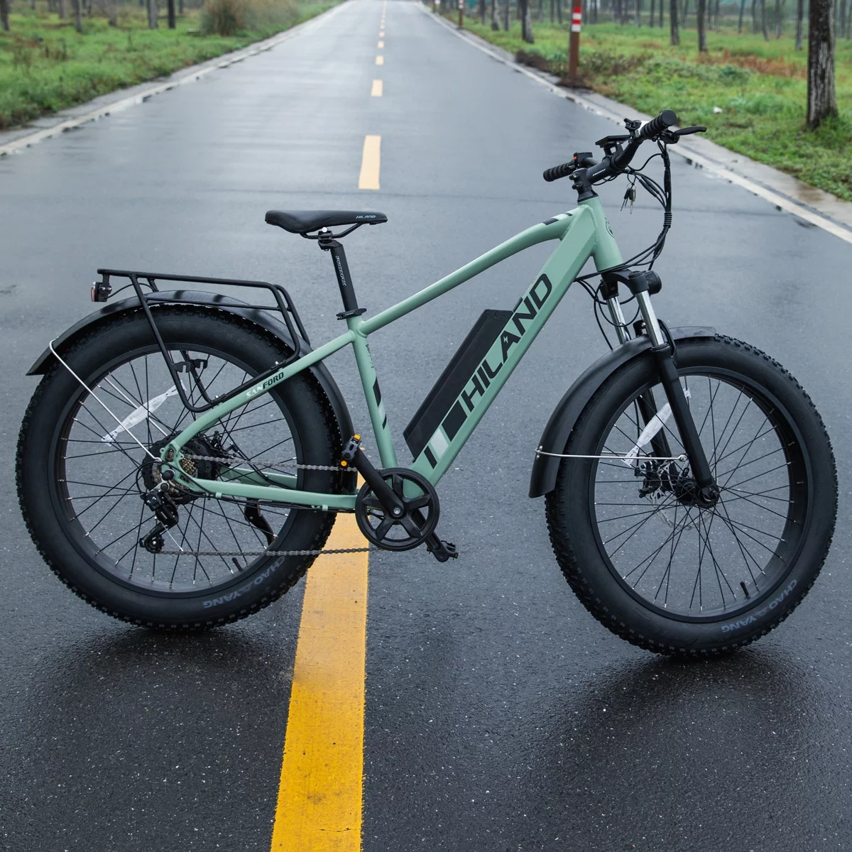 HILAND High Power Electric Bike for Adults, 750W 48V Motor Off-road Electric Mountain Bicycle, 26