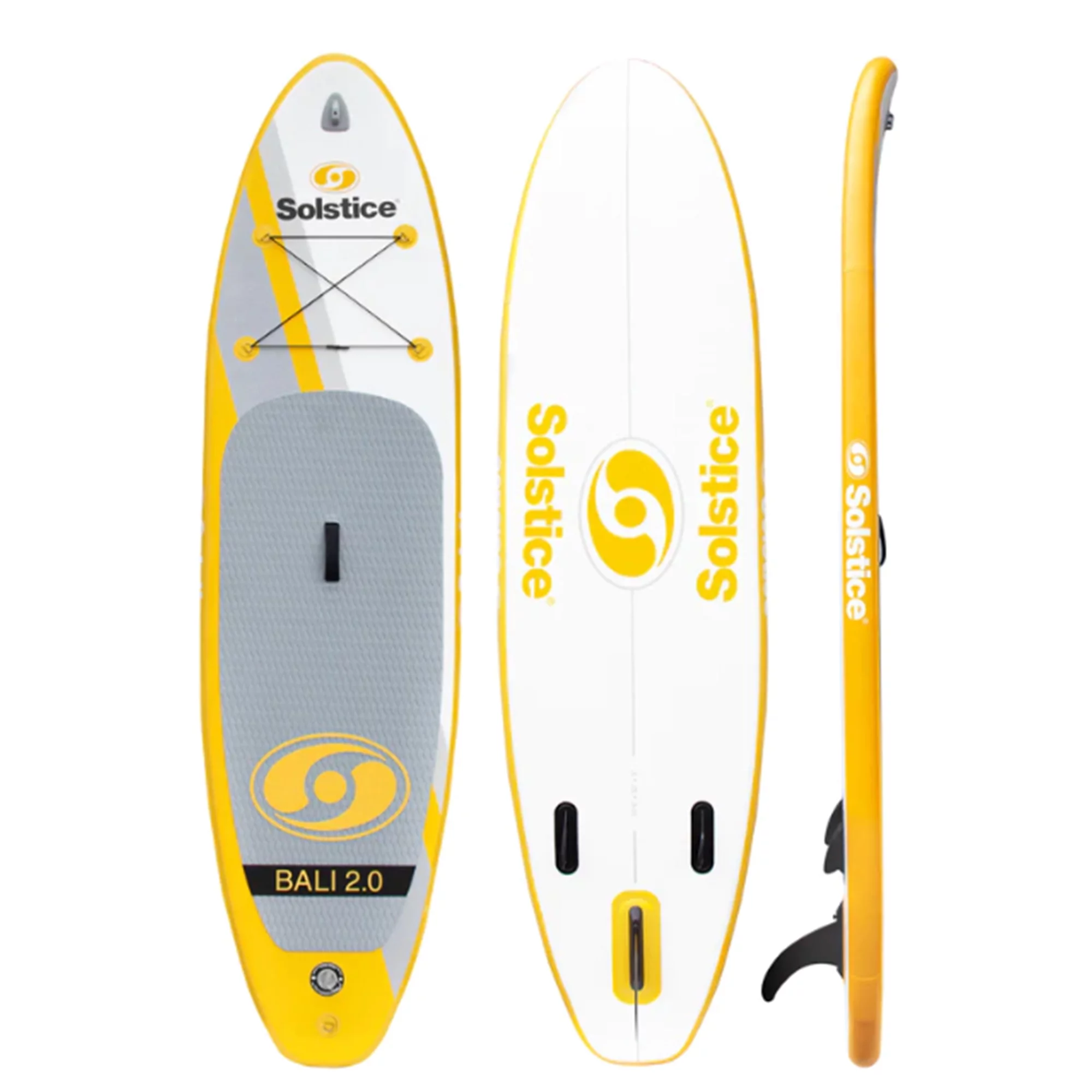 Solstice Bali 10.5 Foot Stand Up Inflatable Paddle Board Set w/Camera Mount - Womvr