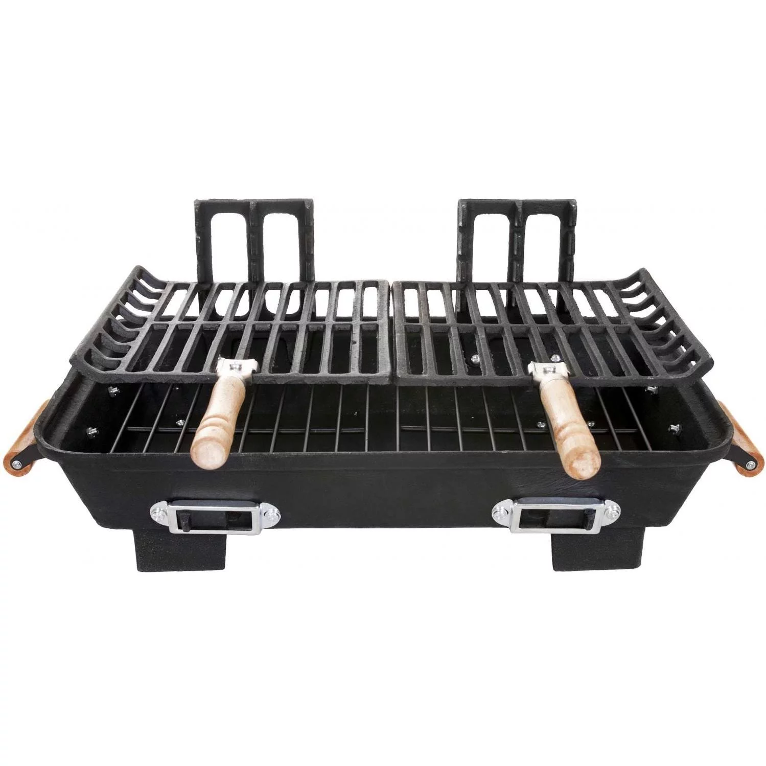 Marsh Allen Cast Iron Hibachi Tabletop Charcoal BBQ Grill - Womvr