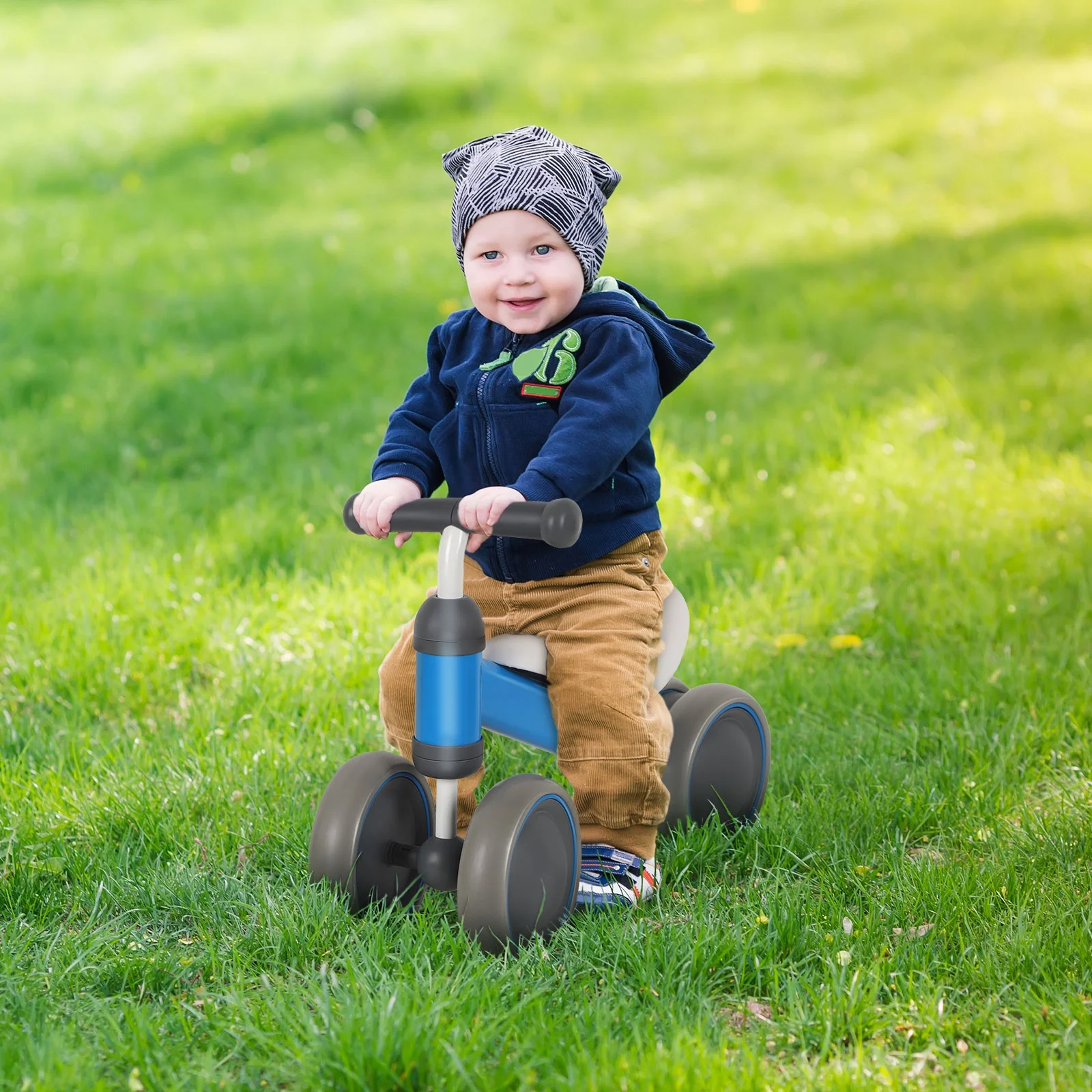 Balance Bike for 12-24 Months Toddler Toy Bike, Pink - Womvr