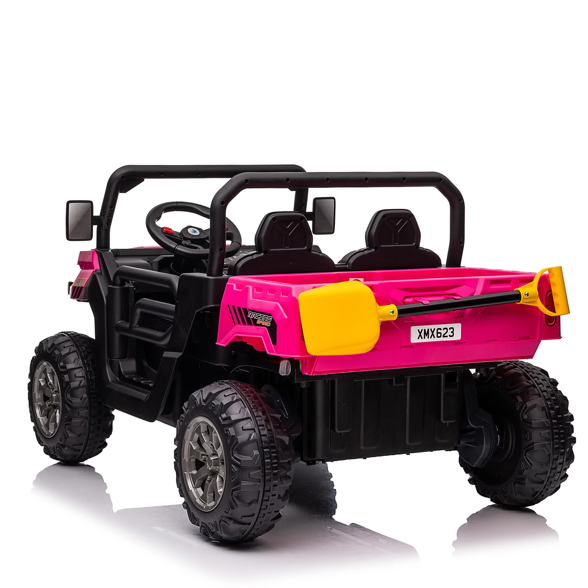 24V Kids Ride On Dump Truck 2 Seater with Remote,Green - Womvr