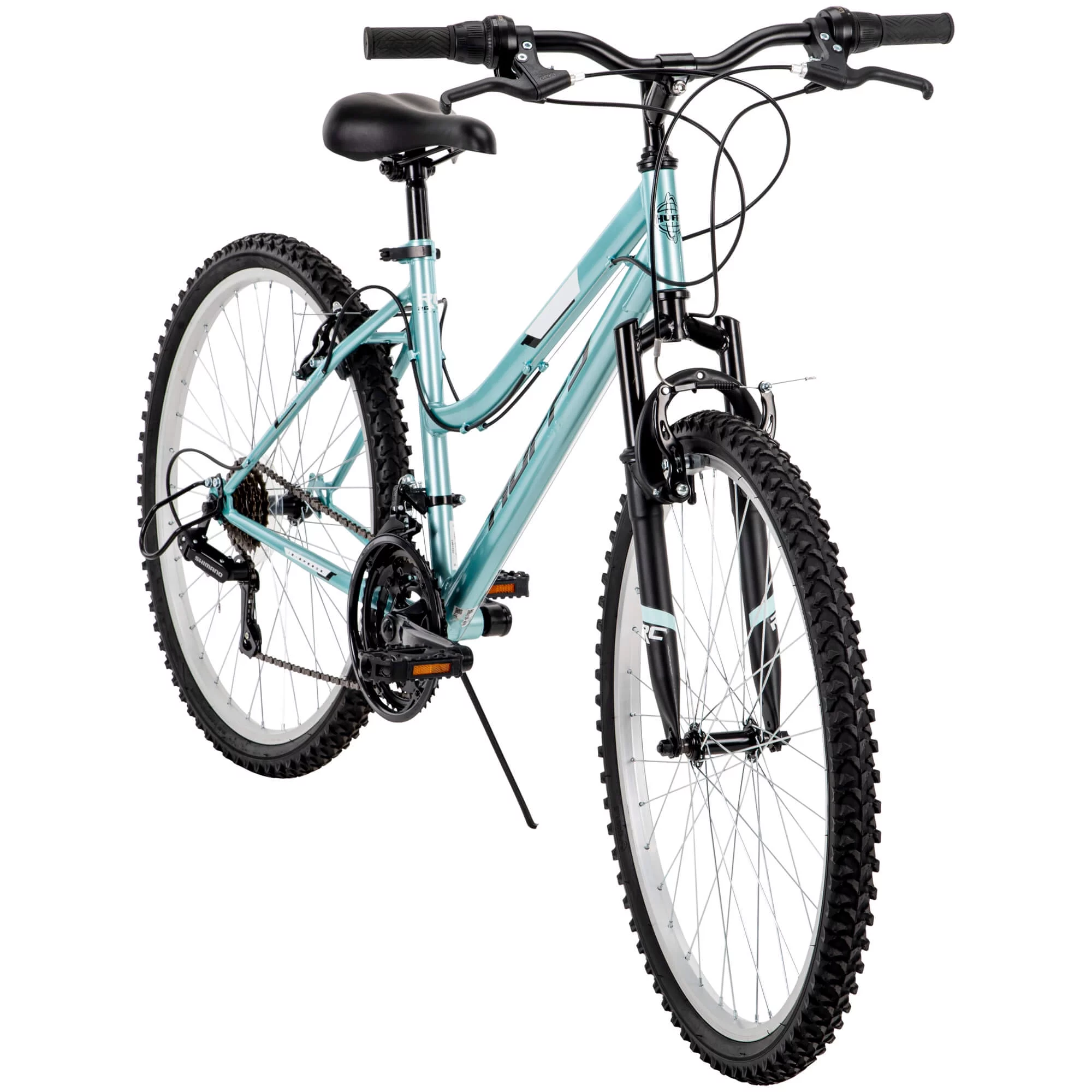 Huffy 26” Rock Creek Women's 18-Speed Mountain Bike, Mint - Womvr
