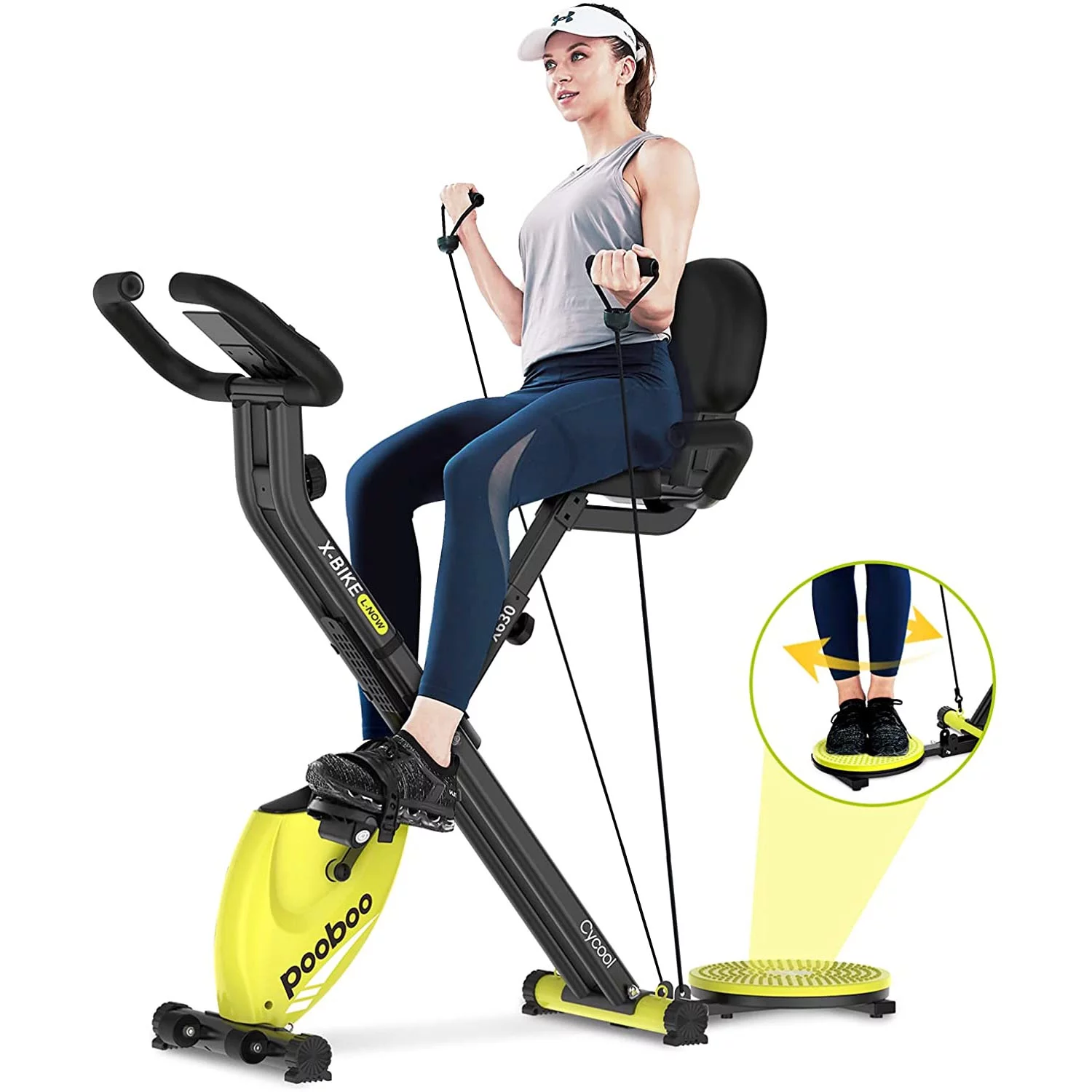Cycool Exercise Bicycle for Adult Magnetic Resistance Belt Drive Indoor Exercise Bike Quiet smooth wide tension range - Womvr