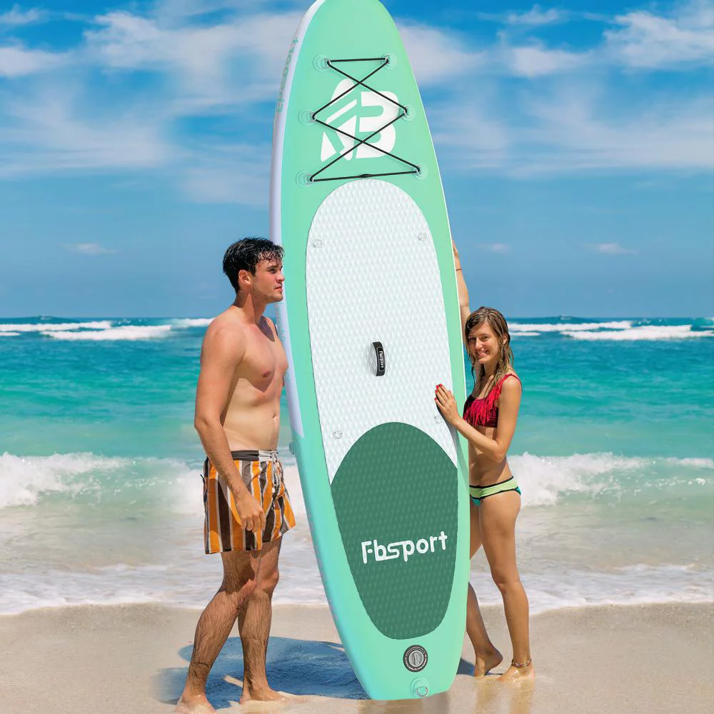 Fbsport Electric Inflatable Paddle Board, Stand UP Paddleboard 11' Length with Electric Pump SUP Accessories - Womvr