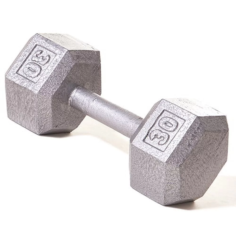 Champion Barbell?l Solid cast-iron Hex Dumbbell 3 -100lbs (SOLD INDIVIDUALLY) - Womvr