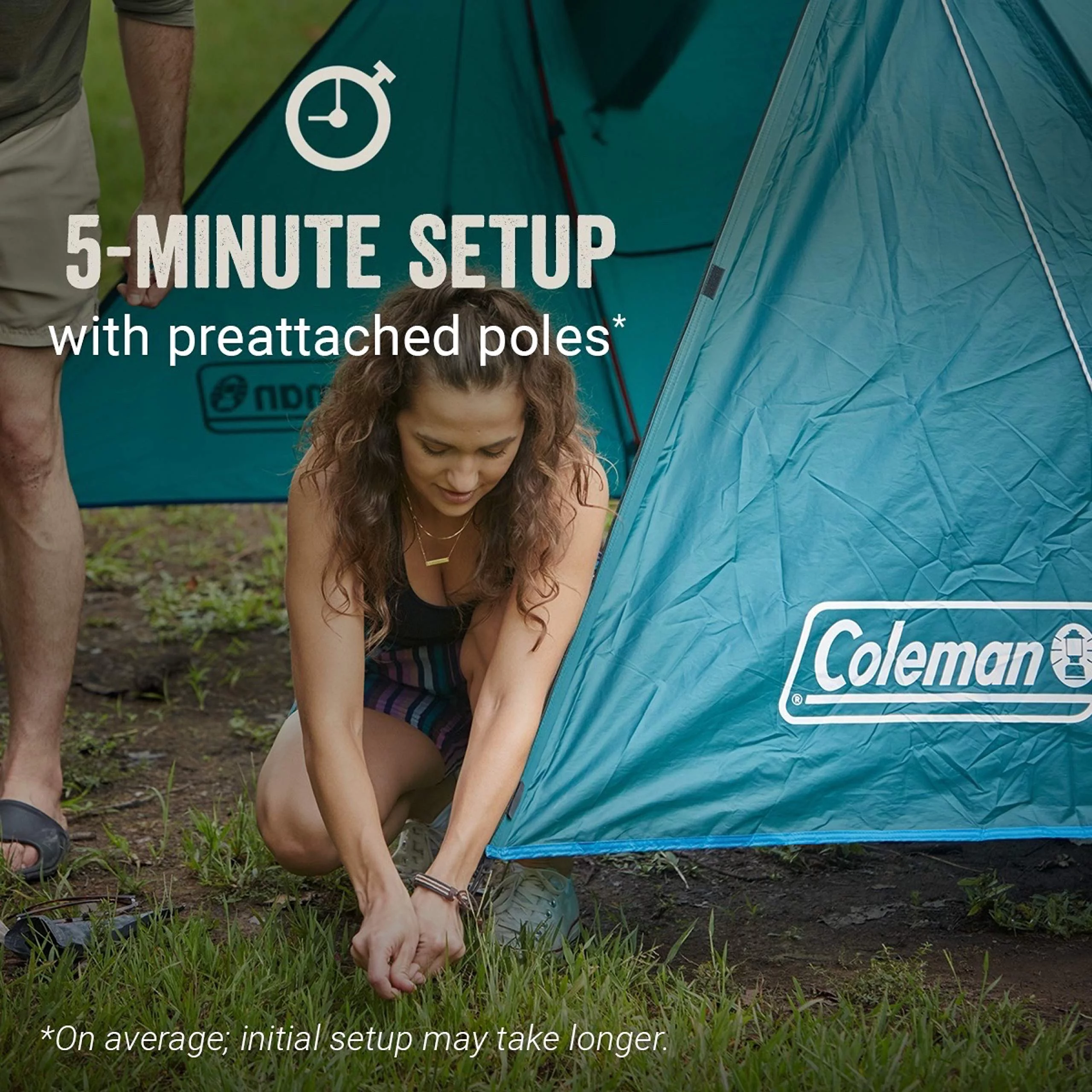 Coleman Camping Tent | Skydome Tent with Full Fly Vestibule - Womvr