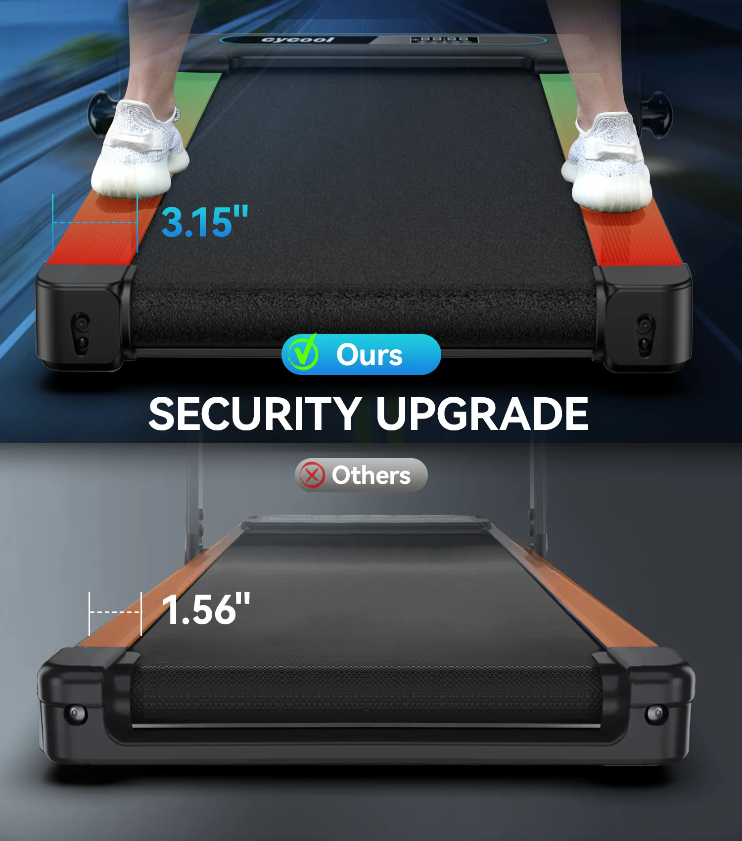 TOSSFD 2.5HP Folding Treadmill with Display Screen Electric Running Walking Machine for Home Fitness R46201 - Womvr