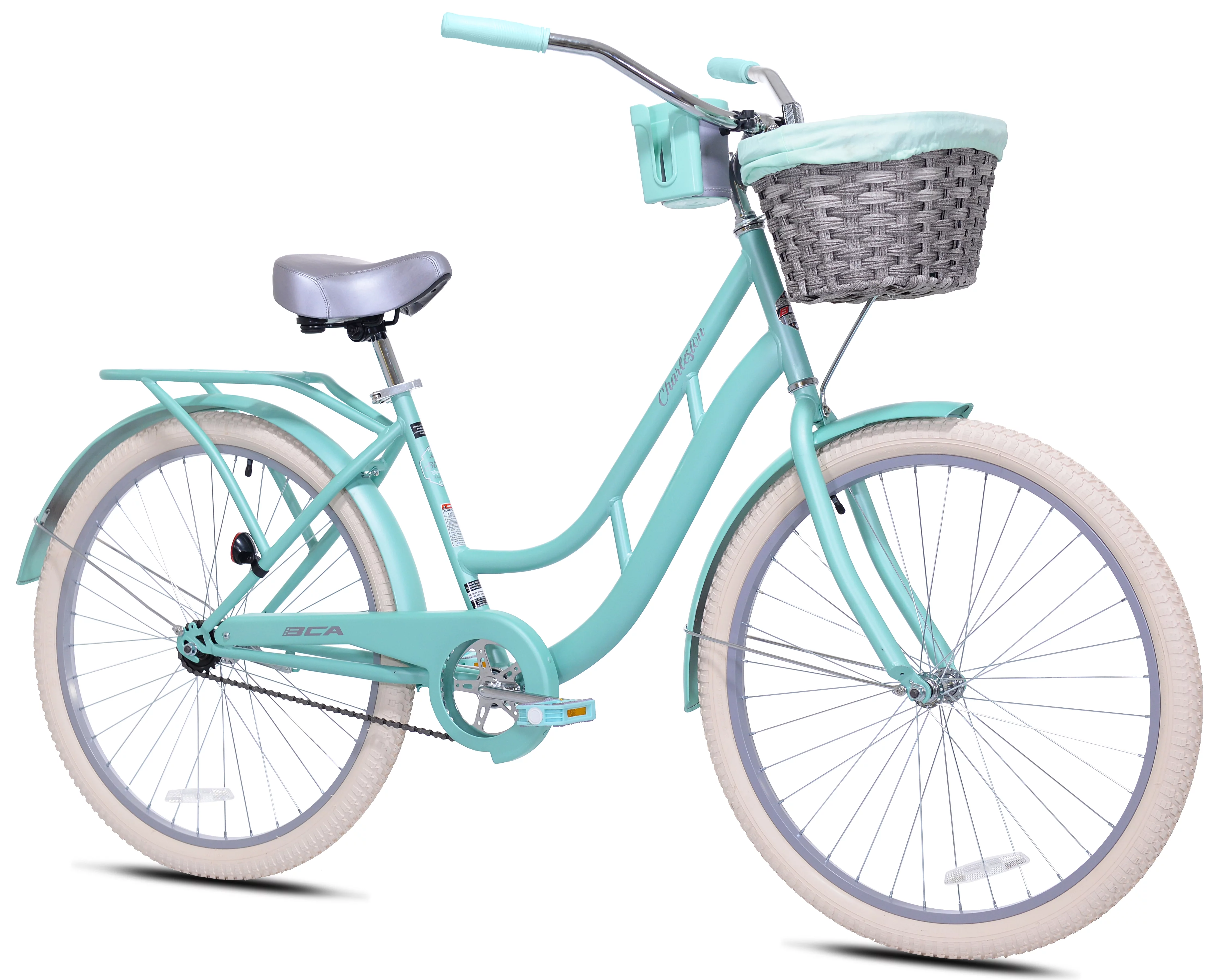 BCA 26 In. Charleston Ladies Cruiser Bike, Pink - Womvr