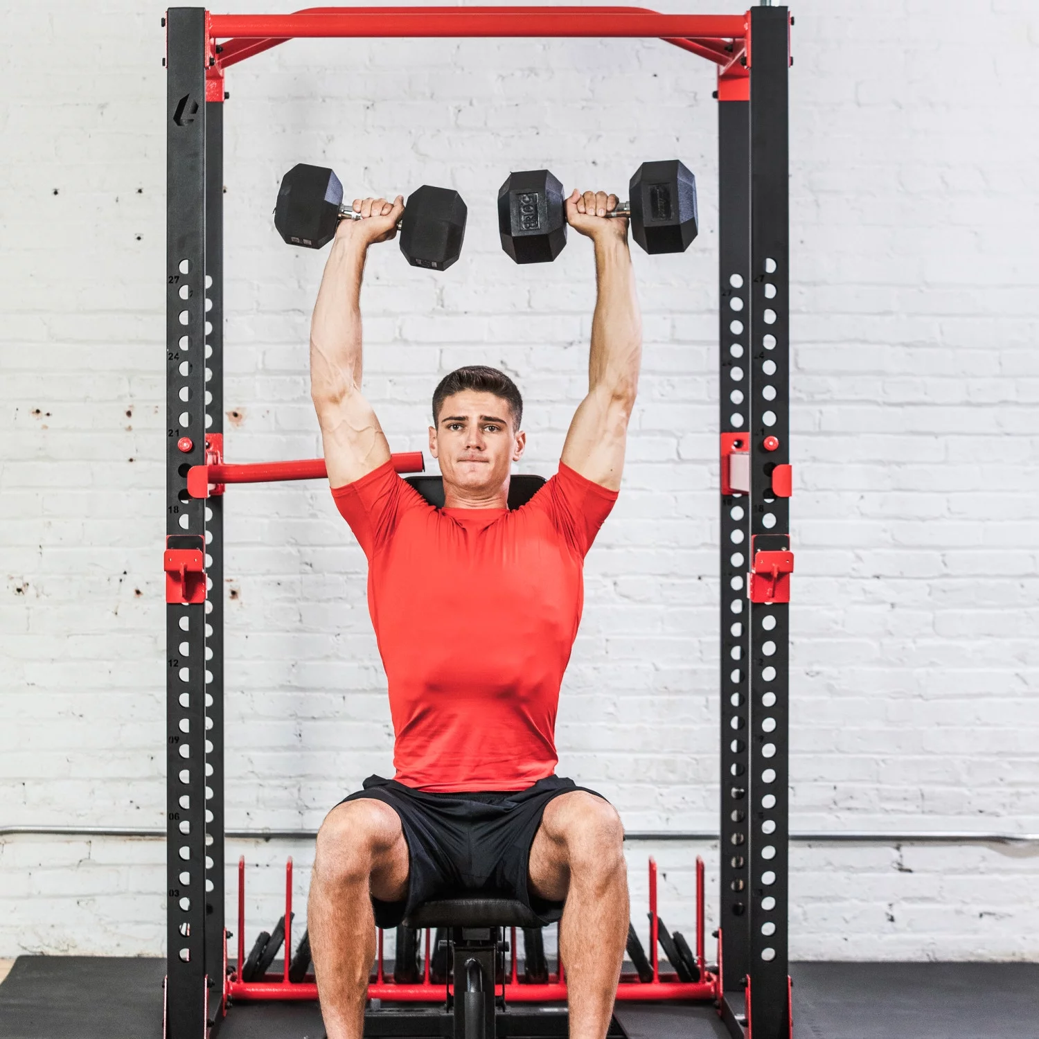 Lifeline Fitness Premium Rubber Hex Dumbbell, Single, 40 lbs - Womvr