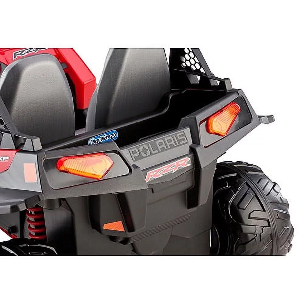 Peg Perego Polaris Ranger RZR 900 12-Volt Battery-Powered Ride-On, Red - Womvr