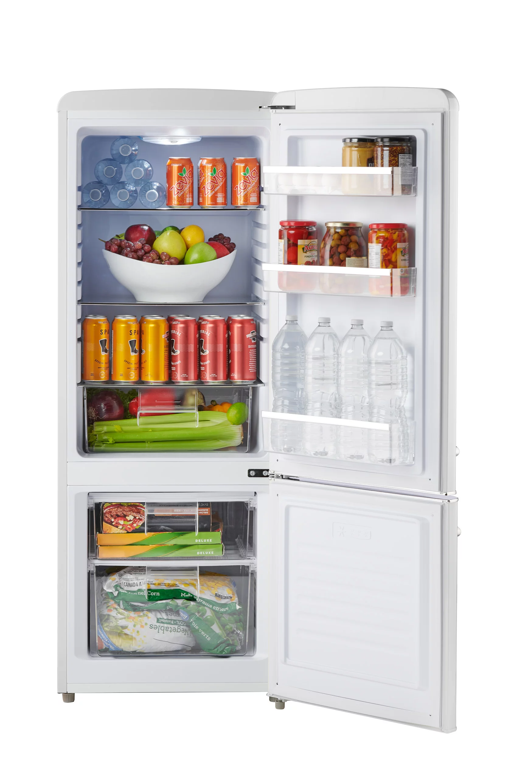 iio 7 cu. ft. Retro refrigerator with bottom freezer - Womvr