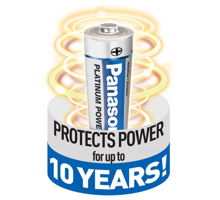 Panasonic Battery AAA x8 Platinum Power | LR03XE8B - Womvr