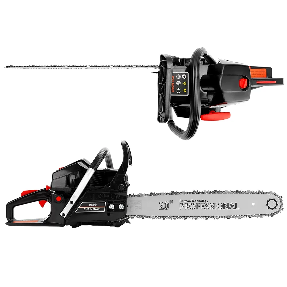 TOPTENG Gasoline Chainsaw with 22 in. Bar 52CC Engine 2-Cycle Gas Powered Chainsaw for Farm/Garden/Ranch/Firewood - Womvr