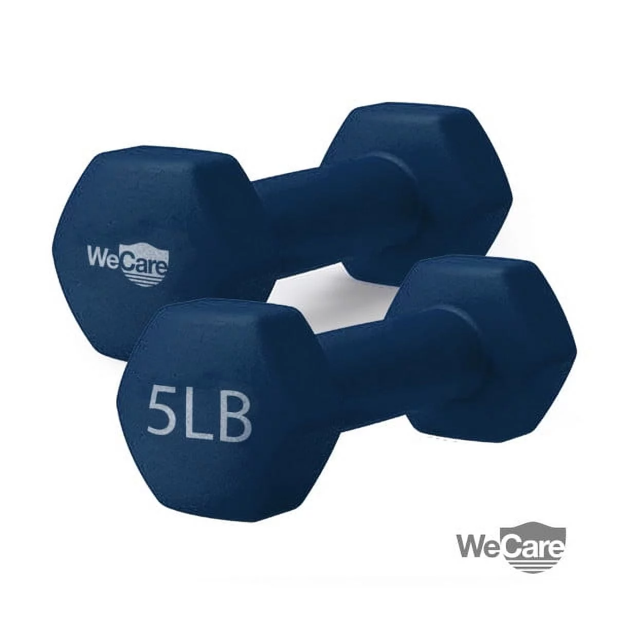 WeCare Fitness, 15lb Neoprene Dumbbell, Pair - Black - Womvr