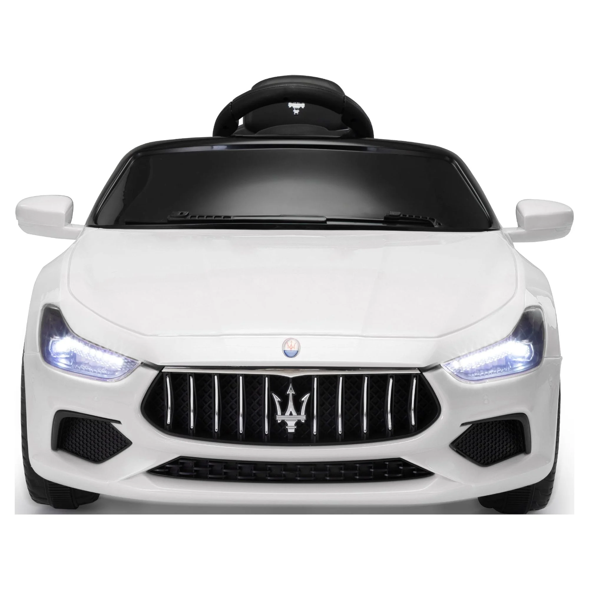 12V Maserati Licensed Kids Ride on Car Battery Powered Toy Car W/ Remote Control LED MP3 USB, Pink - Womvr