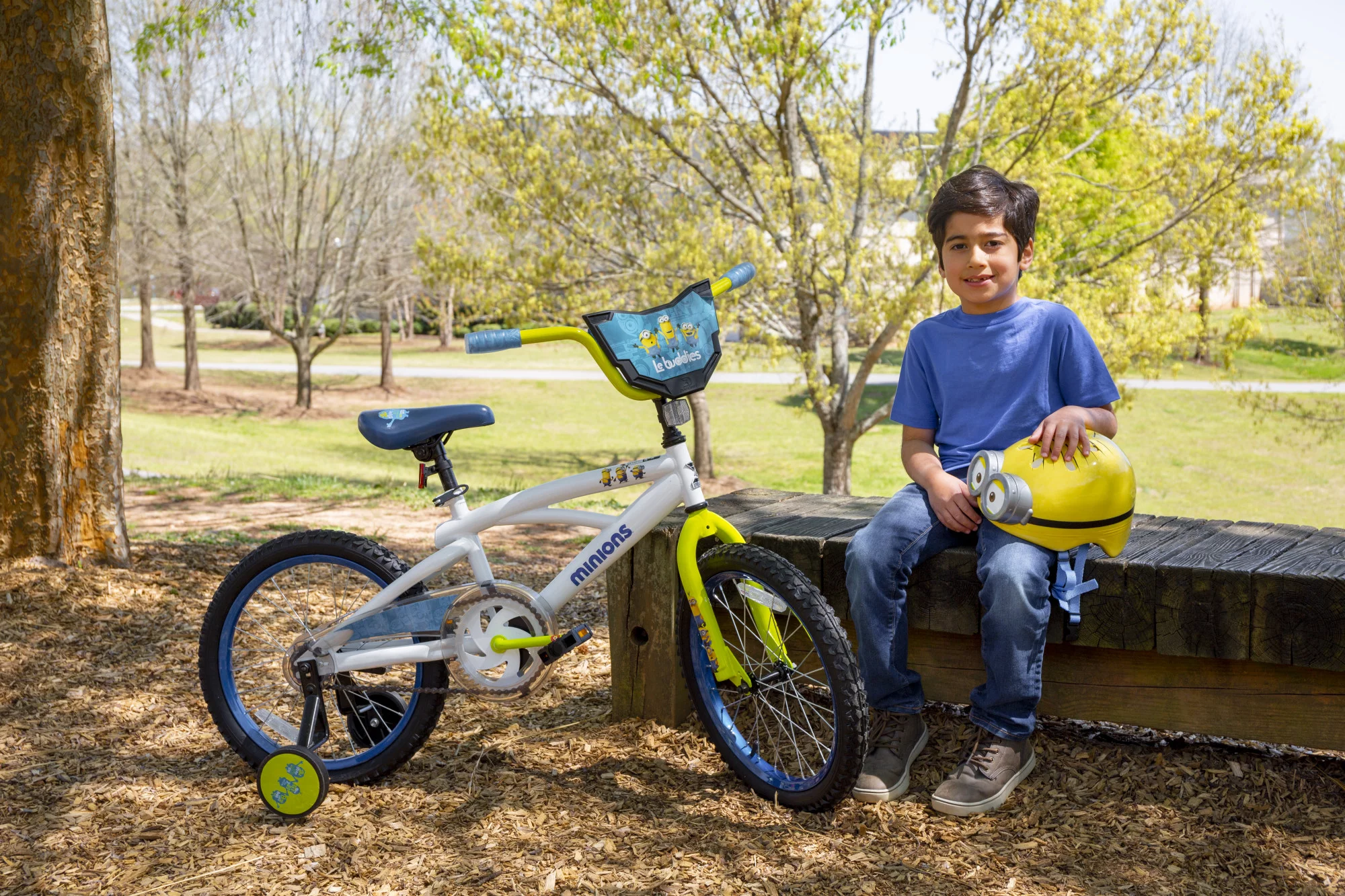 Dynacraft Minions 18-Inch Unisex BMX Bike For Age 6-9 Years - Womvr