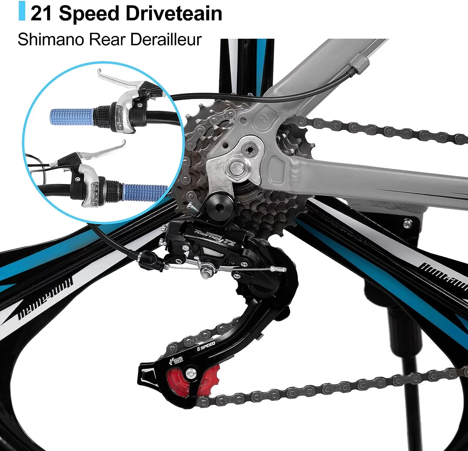 Hiland Humtway 26 inch Mountain Bike for Mens and Womens. - Womvr