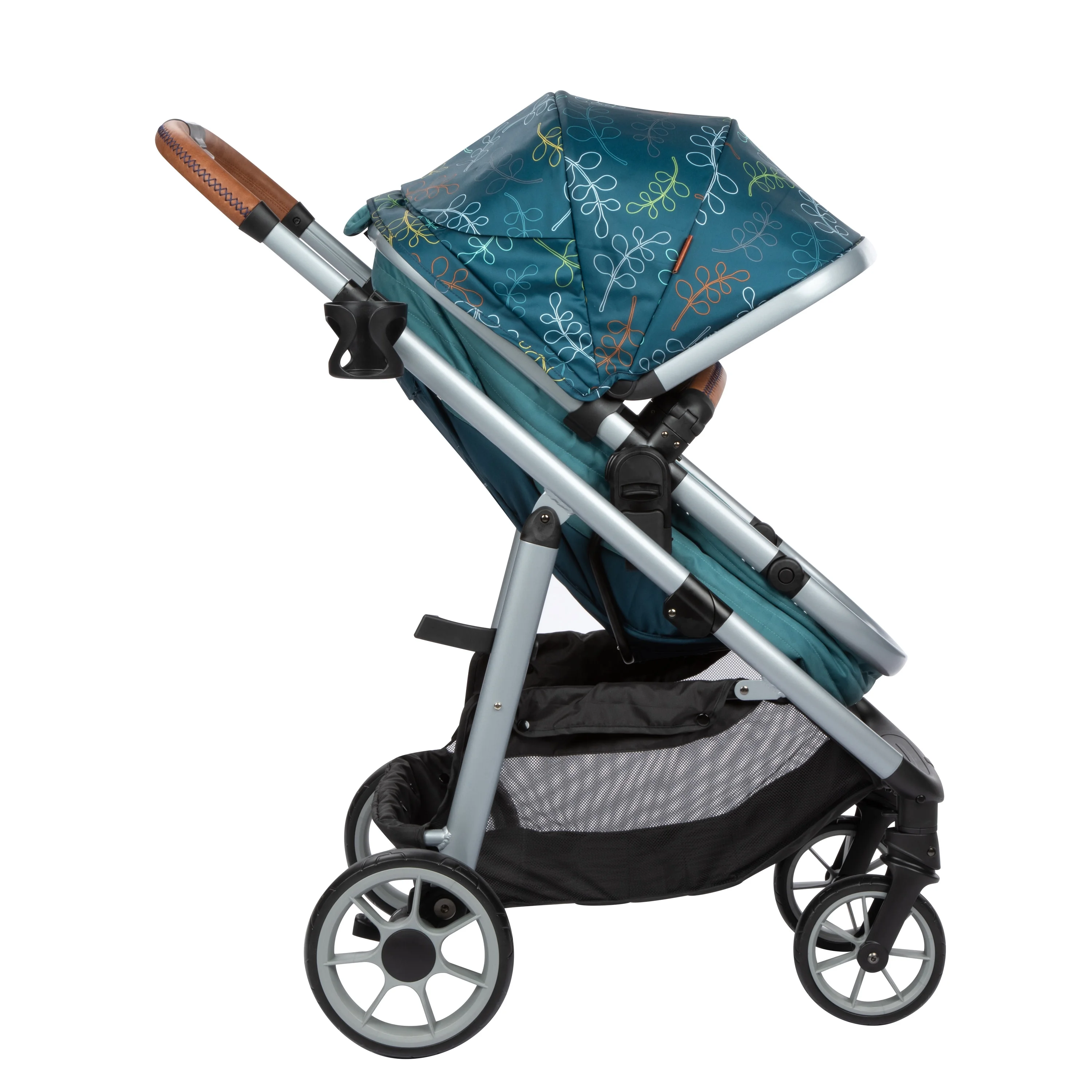 Monbebe Lynx 6 in 1 Modular Travel System Stroller and Infant Car Seat, Leaf - Womvr