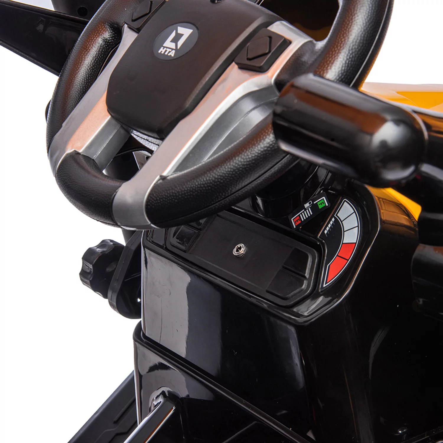 CIPACHO 24 V Powered Ride Ons Tractor, Electric Construction Vehicles for Kids with Working Loader and Backhoe Digger, Kids' Car Toys with Trailer, Green - Womvr