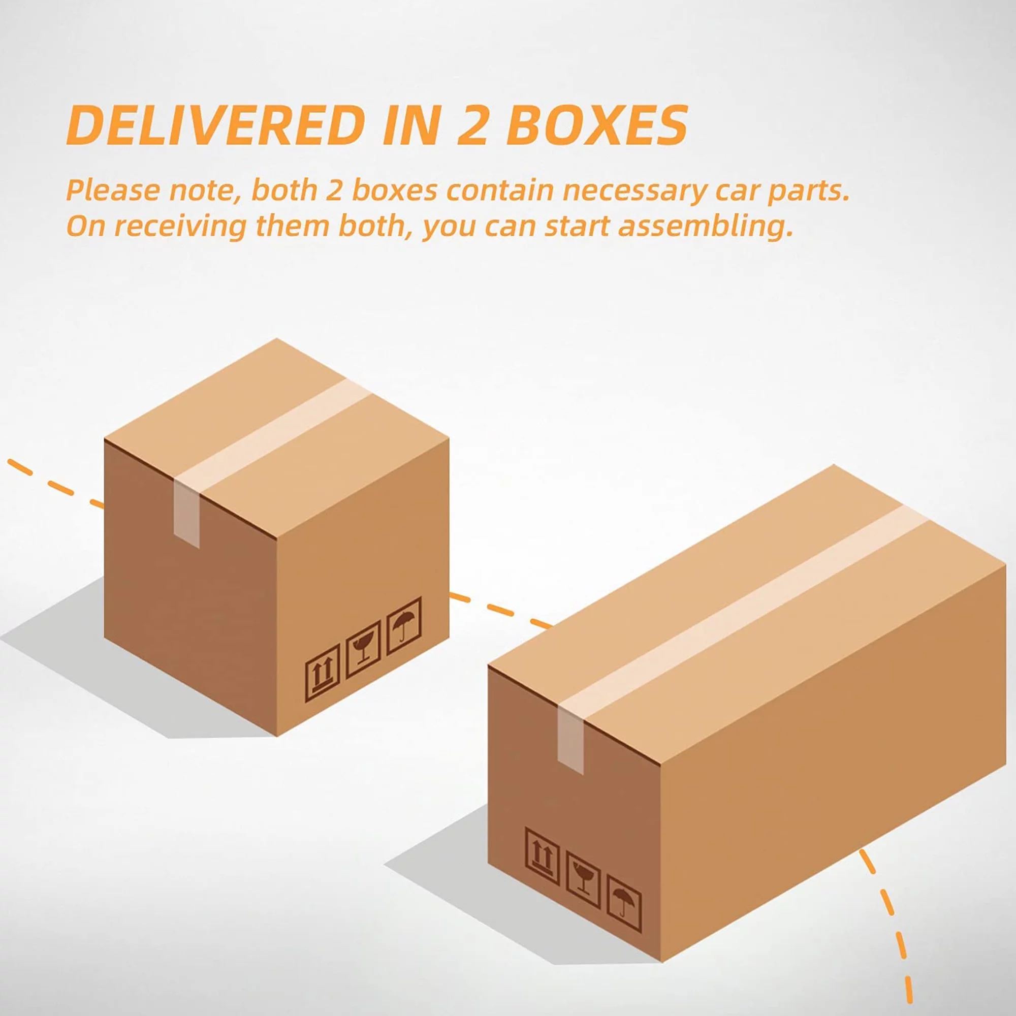 Outfunny 24V Ride on Toy for Big Kids, Powered Ride On Tractor with Trailer & Remote - Red - Womvr