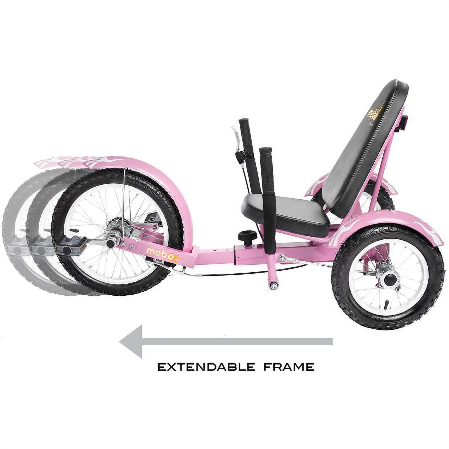 Mobo Triton: The Ultimate 3-Wheeled Cruiser, Youth - Pink - Womvr
