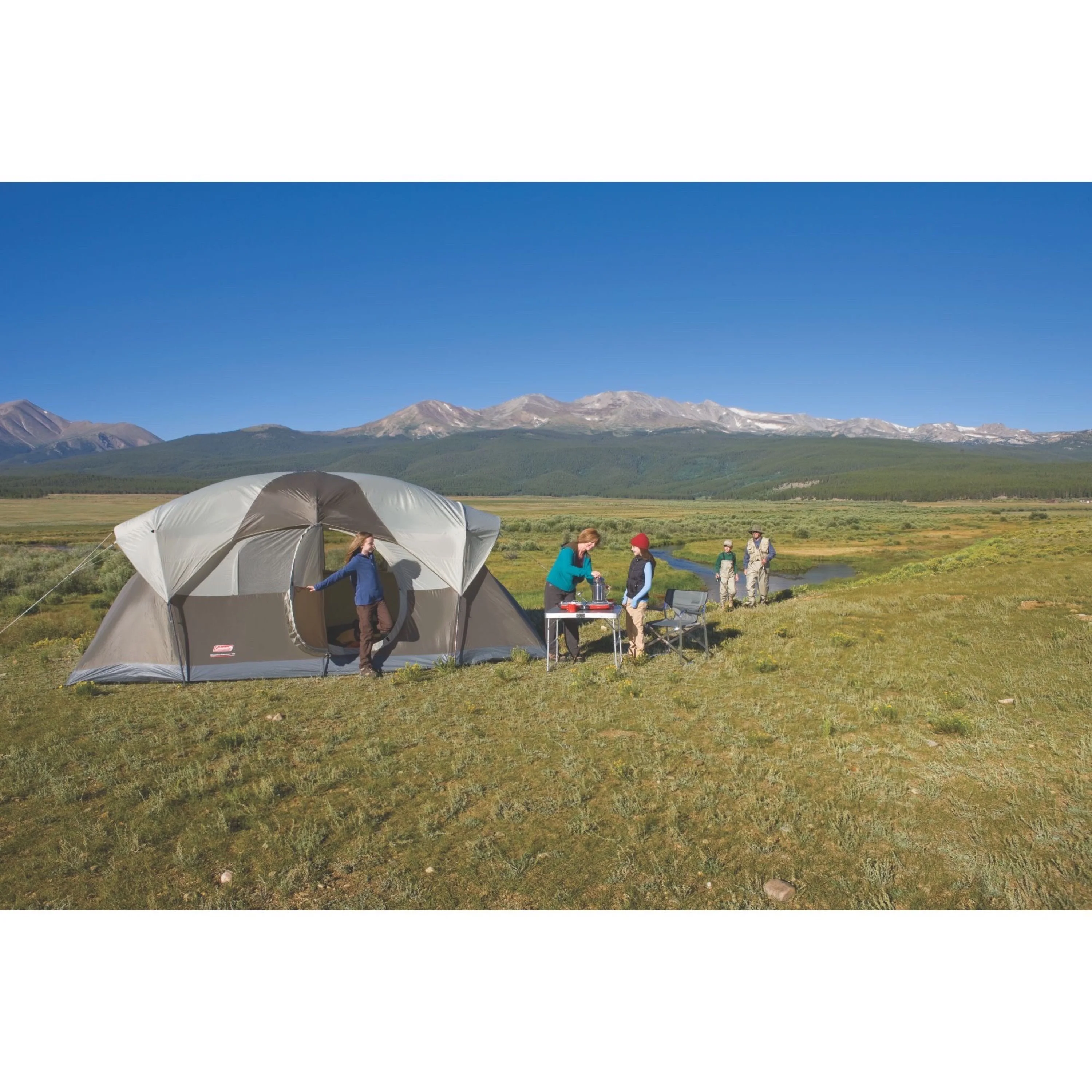 Coleman WeatherMaster 10 Person Tent with Room Divider - Womvr