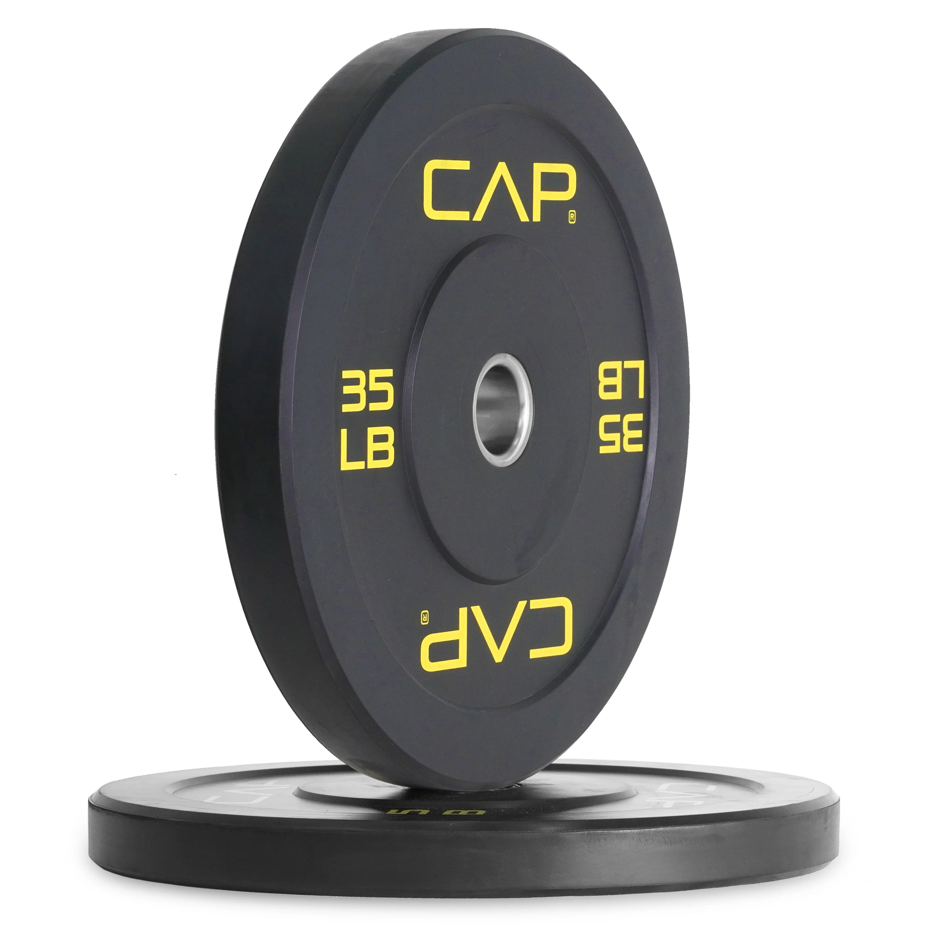 CAP Barbell Olympic Rubber Bumper Plates (Pairs/Singles by sizes) - Womvr