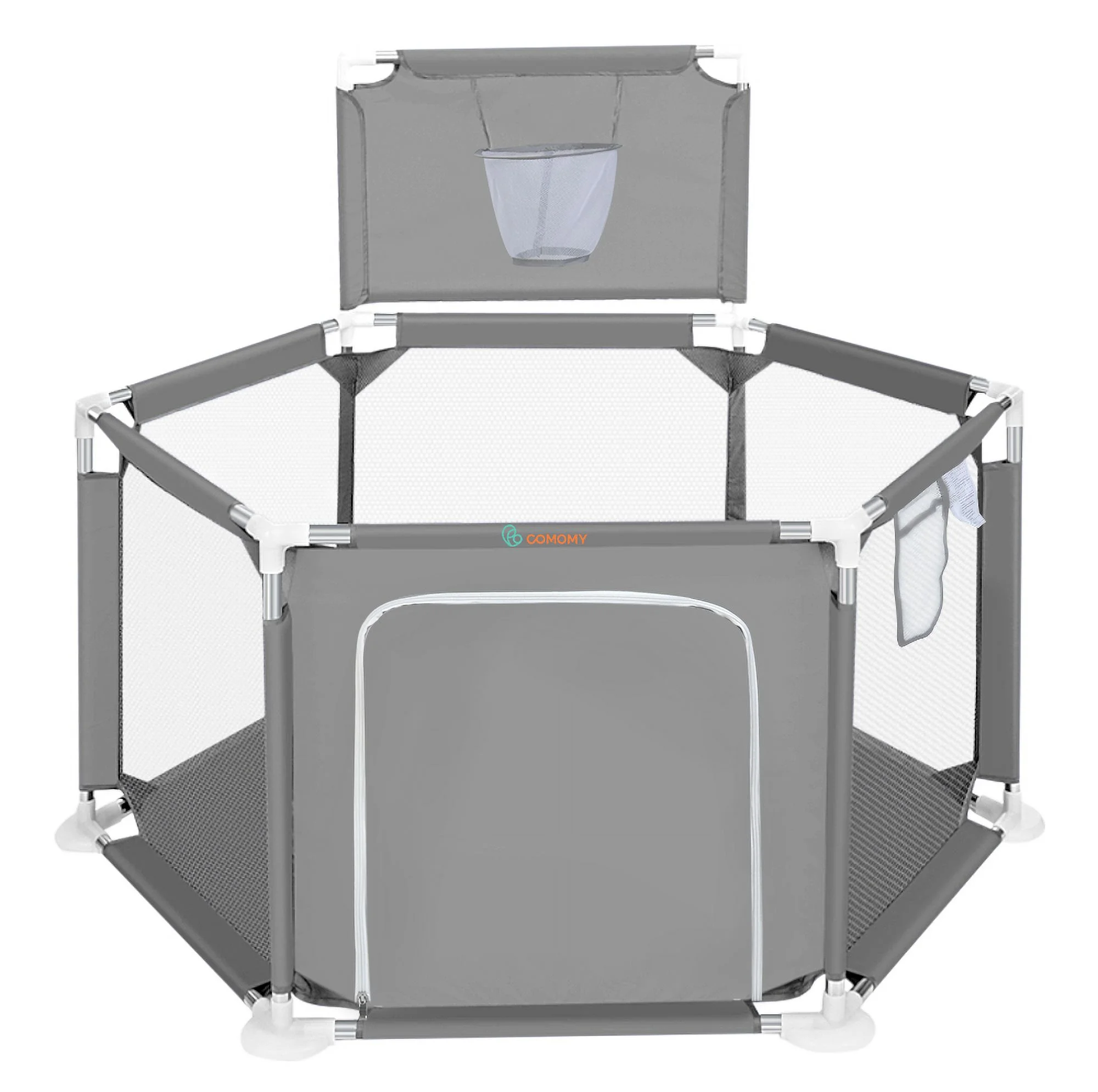 Baby Playpen, Baby Play Yard, Baby Fences Christmas Gifts Space Saving Baby Bodyguard, Blue - Womvr