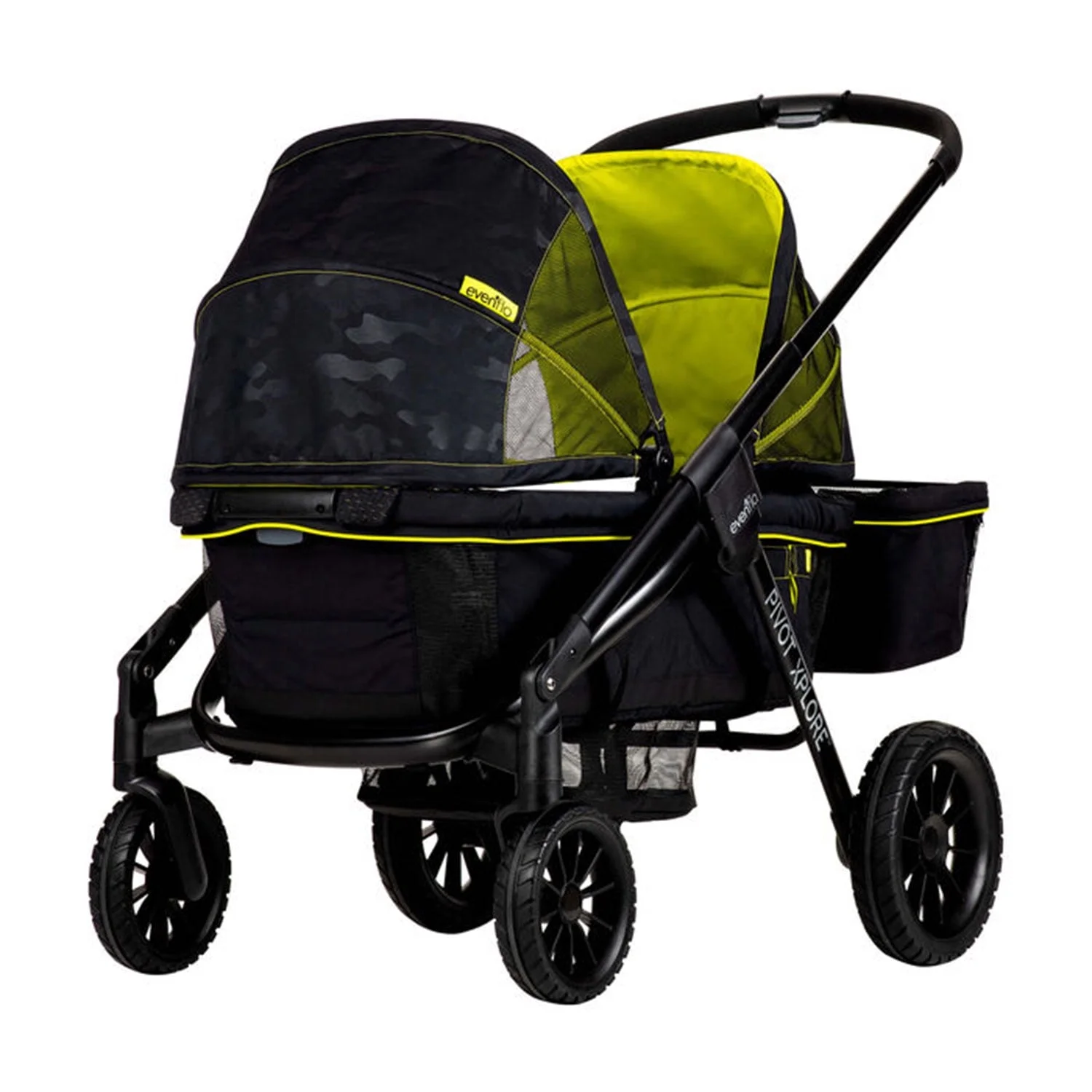 Evenflo Pivot Xplore All Terrain Stroller Wagon, Adventurer, Unisex, 6 Months - 5 Years - Womvr