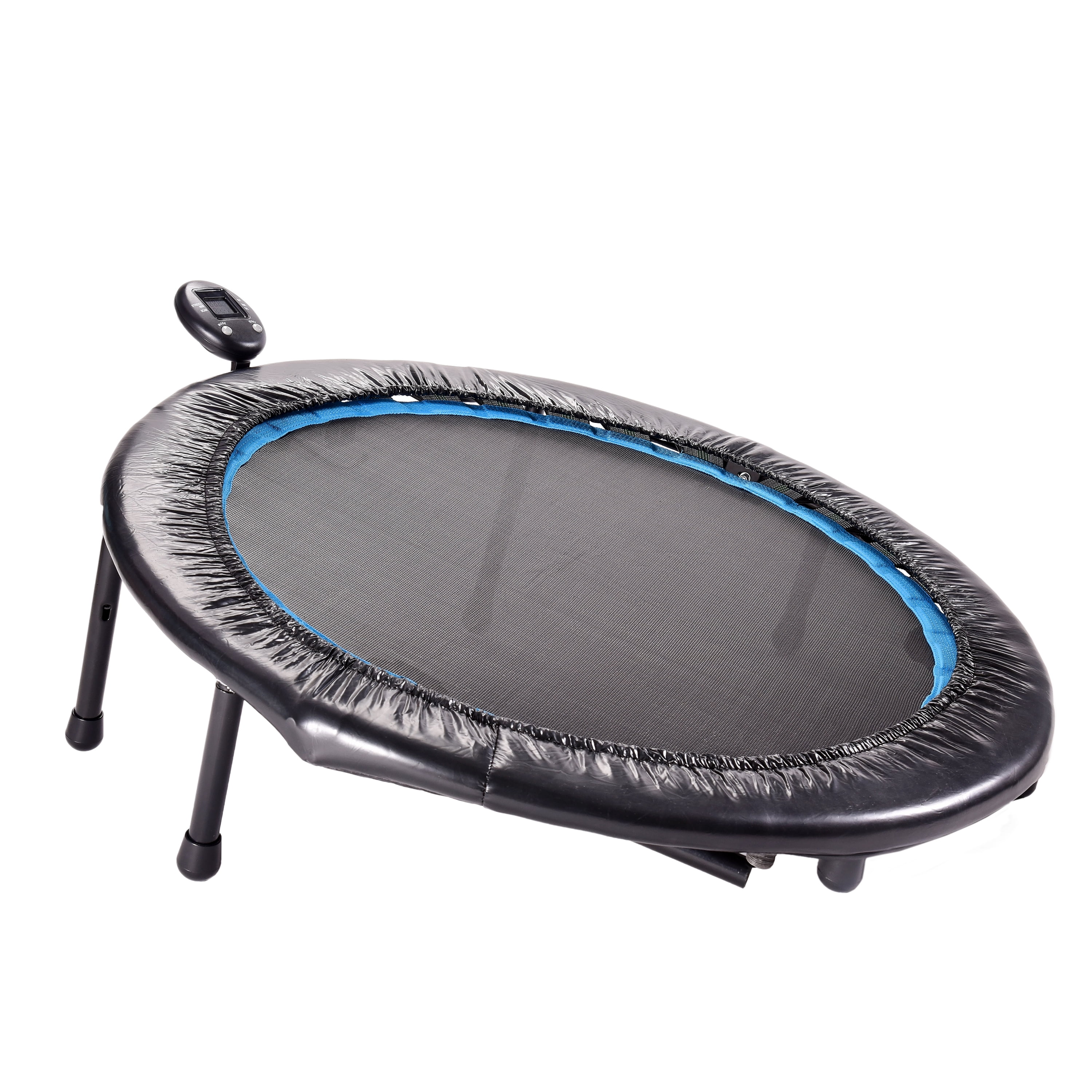 Athletic Works Circuit Trainer Trampoline with Monitor and Adjustable Incline, 36
