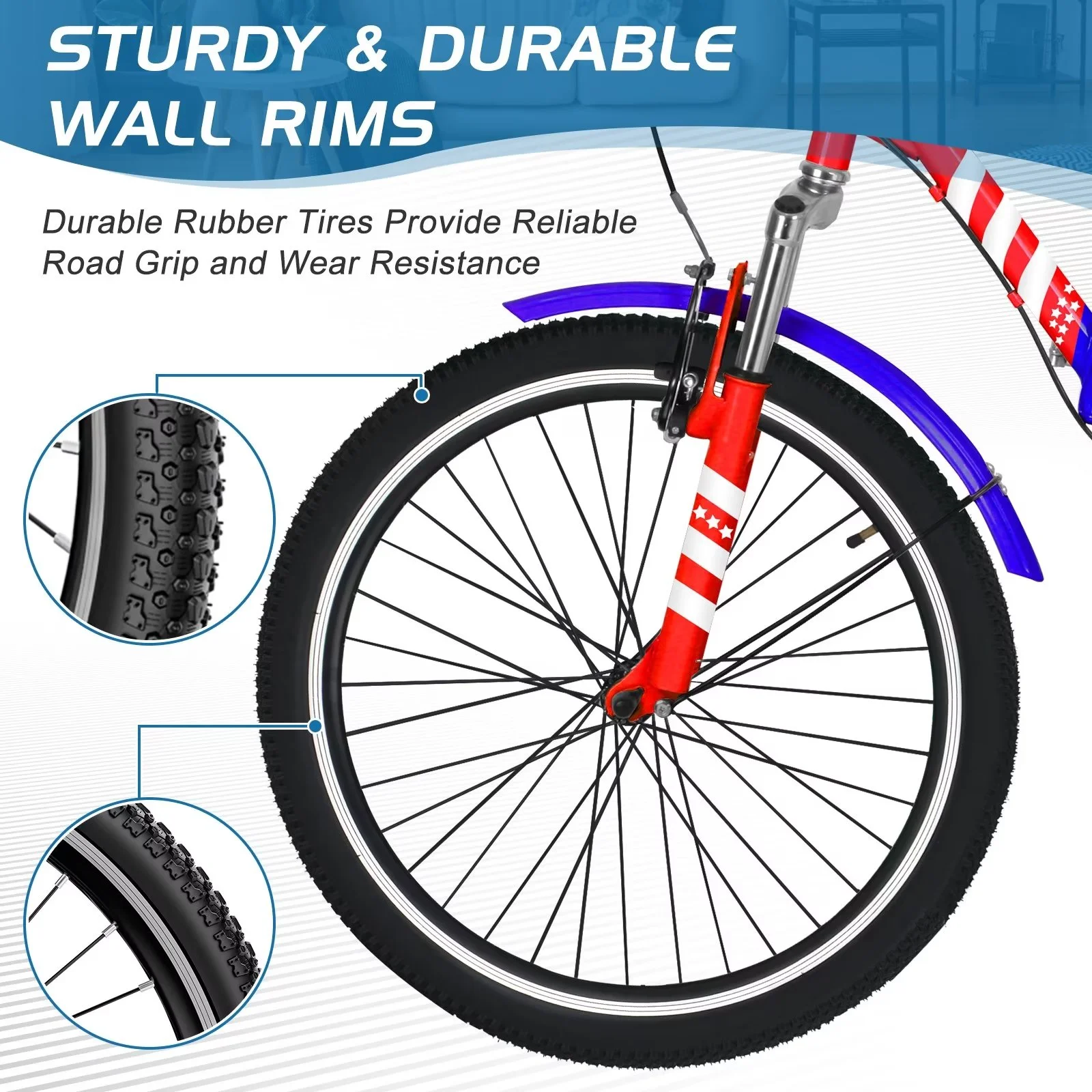 MOPHOTO 20/24/26 inch Adult Tricycle Folding 3 Wheel Cruiser Bikes 7 Speed, Portable and Foldable Trikes with Cargo Basket for Men & Women Outdoor Cycling, Purple - Womvr