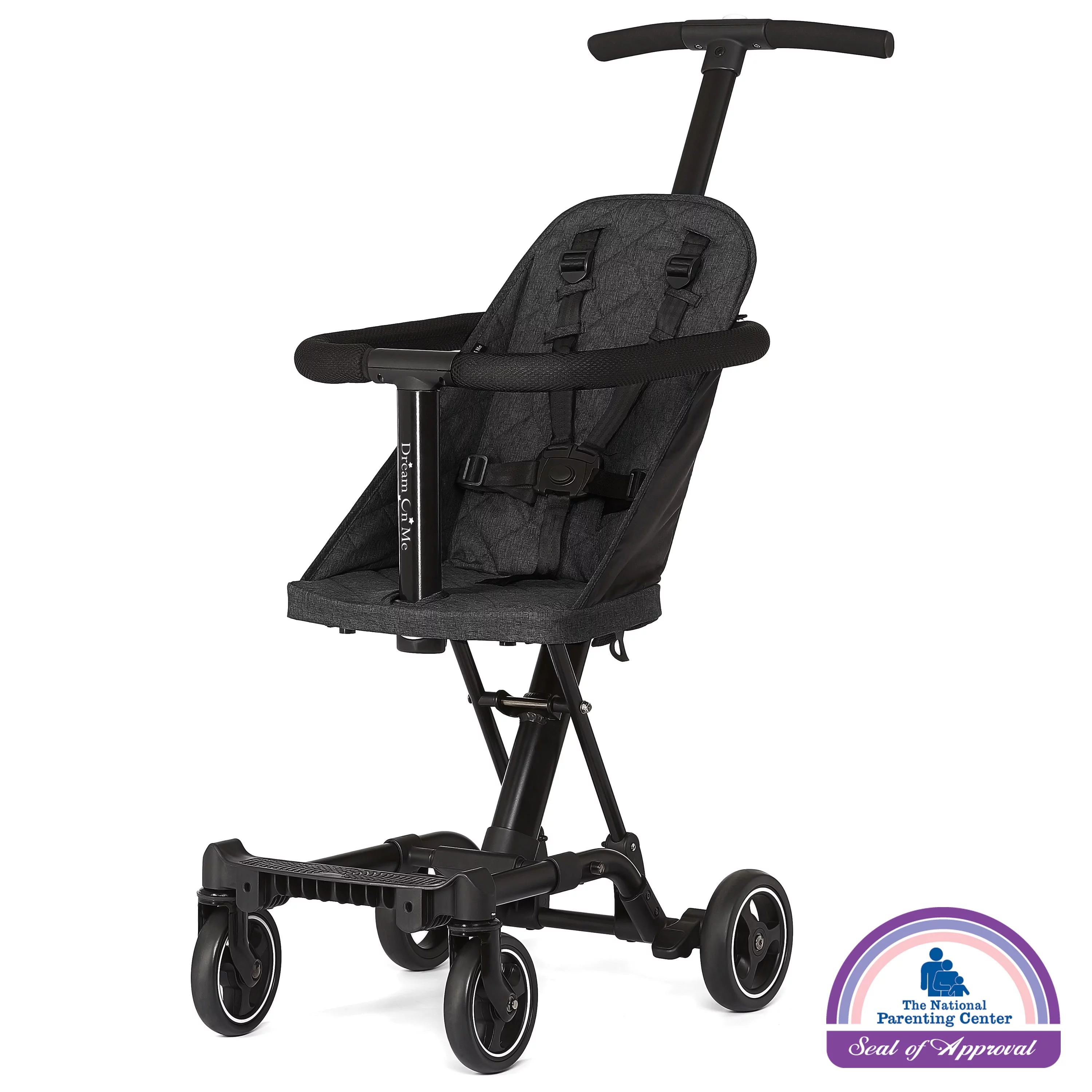 Dream On Me Coast Rider | Travel Stroller | Lightweight Stroller | Compact | Portable | Vacation Friendly Stroller, Black - Womvr