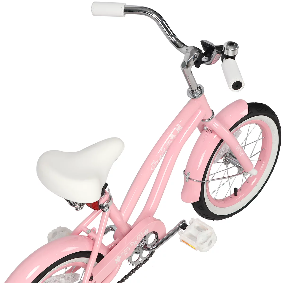 Glerc 16 inch Kids Cruiser Girls Bike for Child 4-7 Years,Mint Green - Womvr