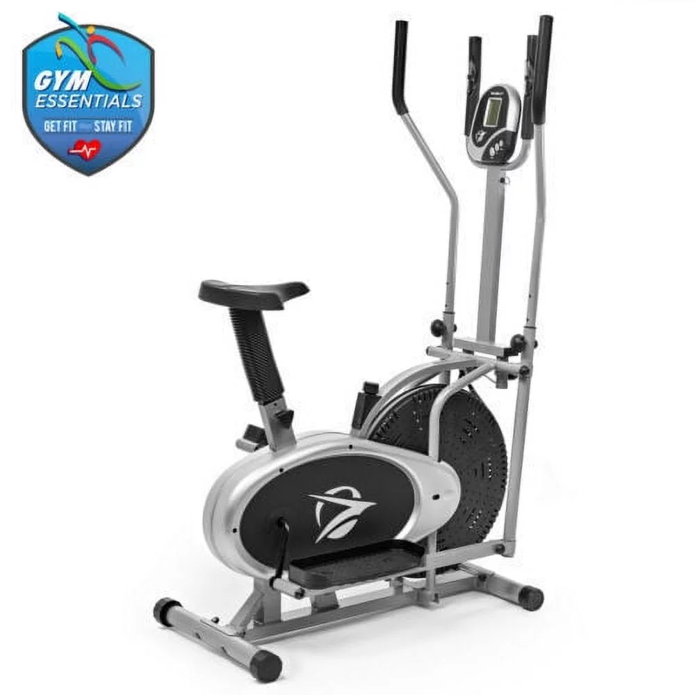 Elliptical Machine Cross Trainer 2 in 1 Exercise Bike Cardio Fitness - Womvr