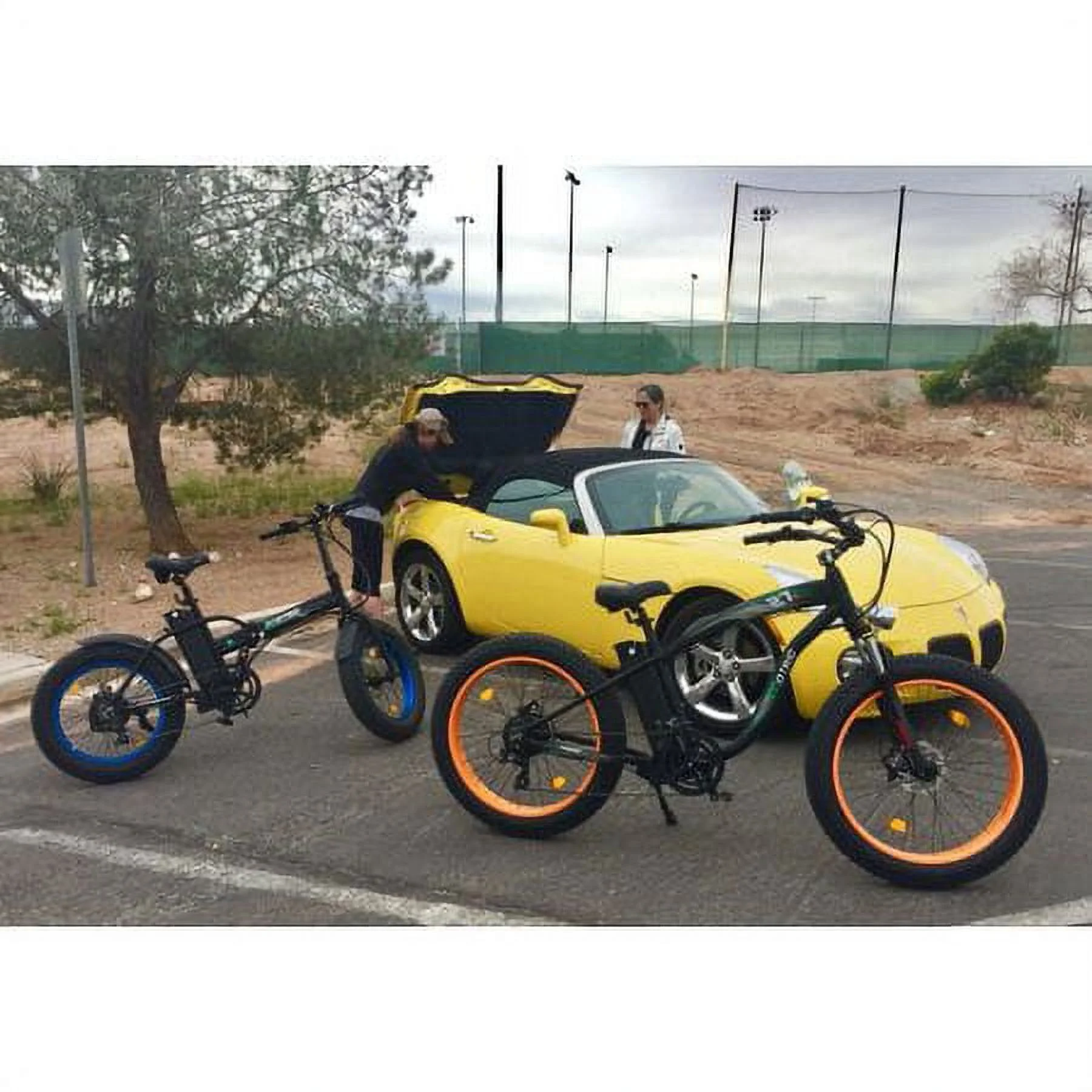 ECOTRIC 20 Inch Fat Tire e-Bike 500W 48V Foldable frame Pedal Assist Commute Bike 7 Speed A-E516646 - Womvr