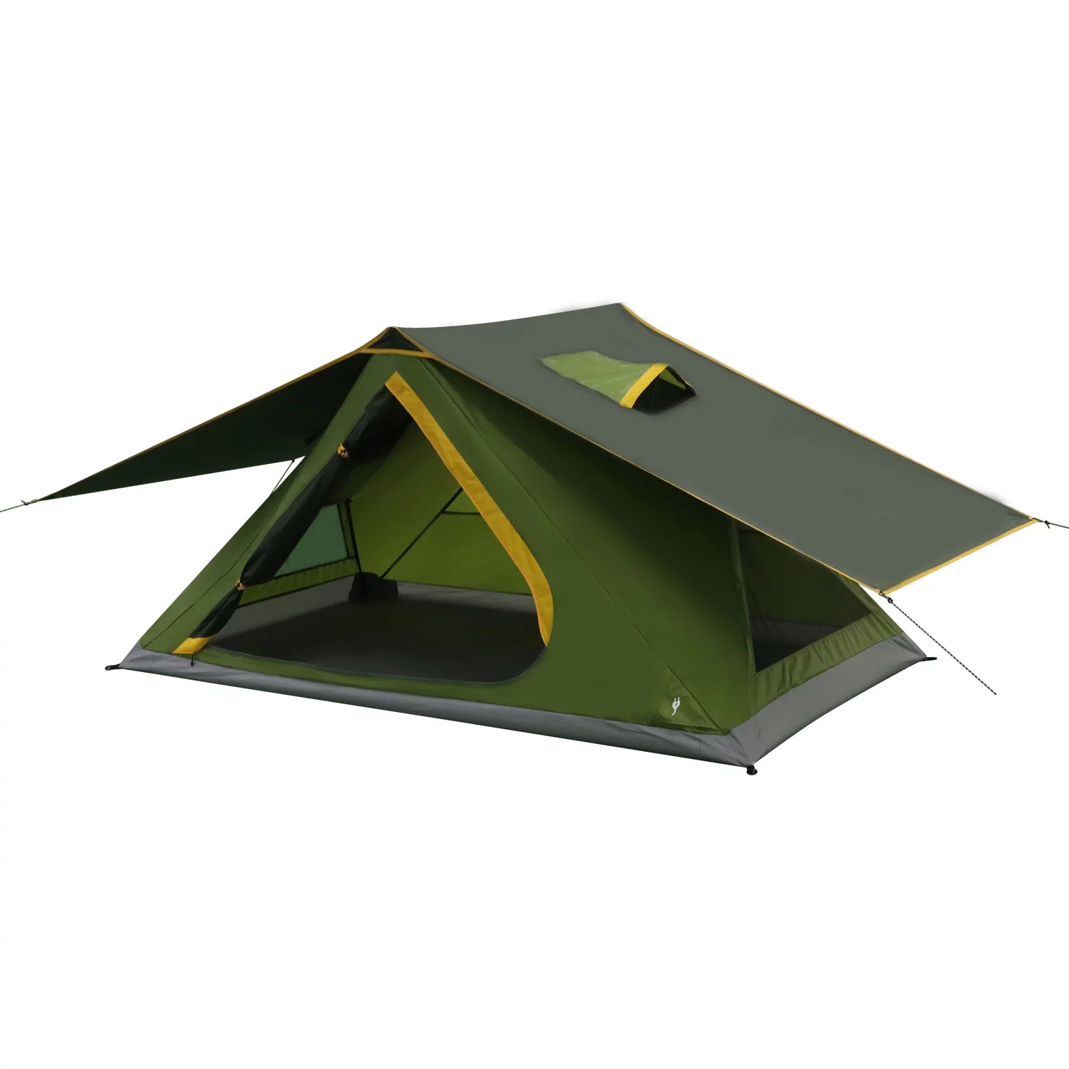 Ozark Trail 2-Person Pop up Instant Hub Tent, Green, Dimensions: 57.48