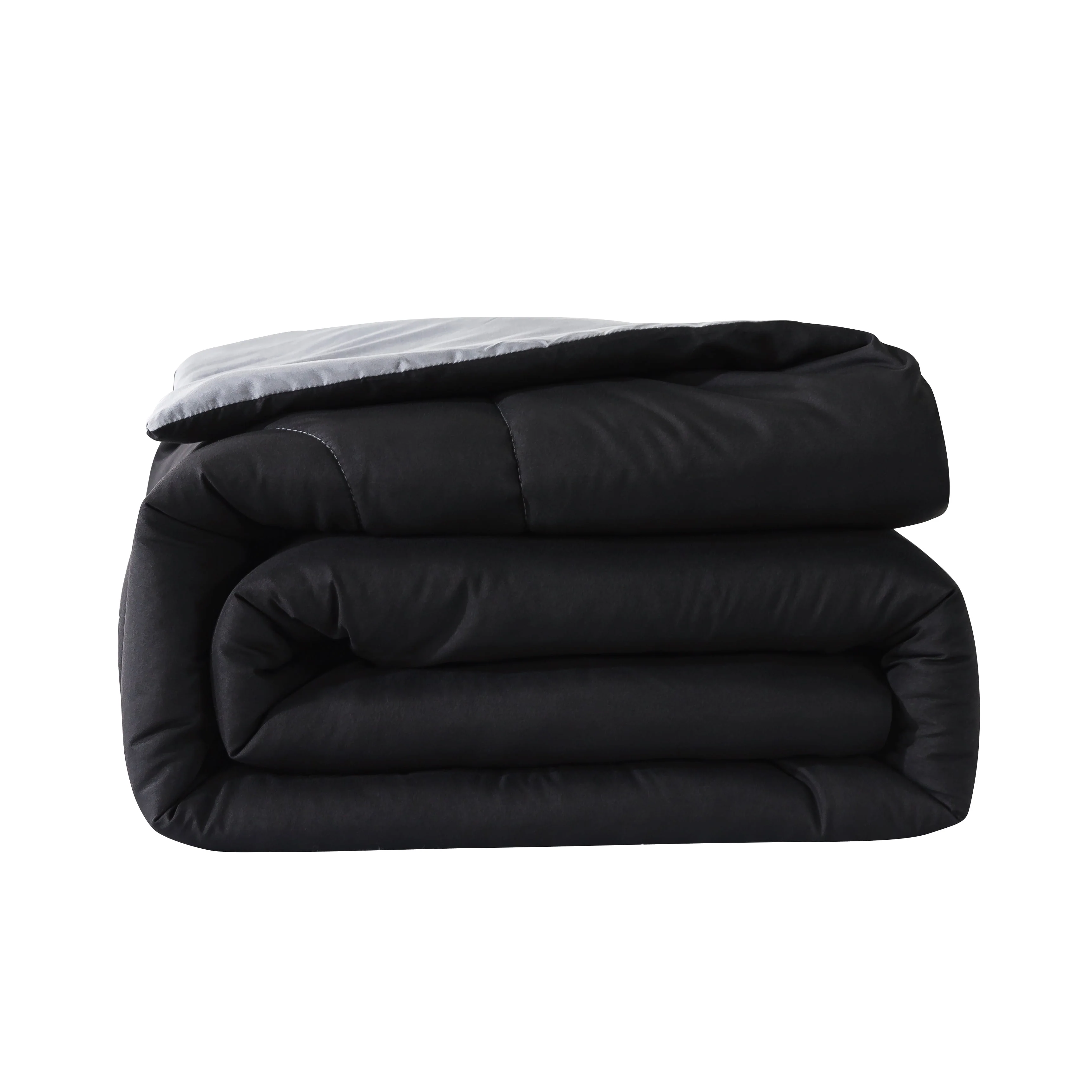 Mainstays Reversible Microfiber Comforter, Navy, Twin/Twin XL, Adult, Unisex - Womvr