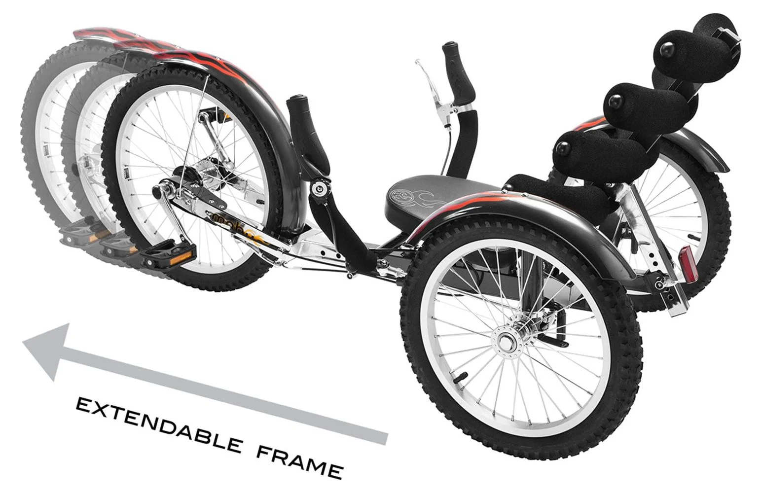 20 in. Mobo Shift Three Wheel Cruiser - Blue - Womvr