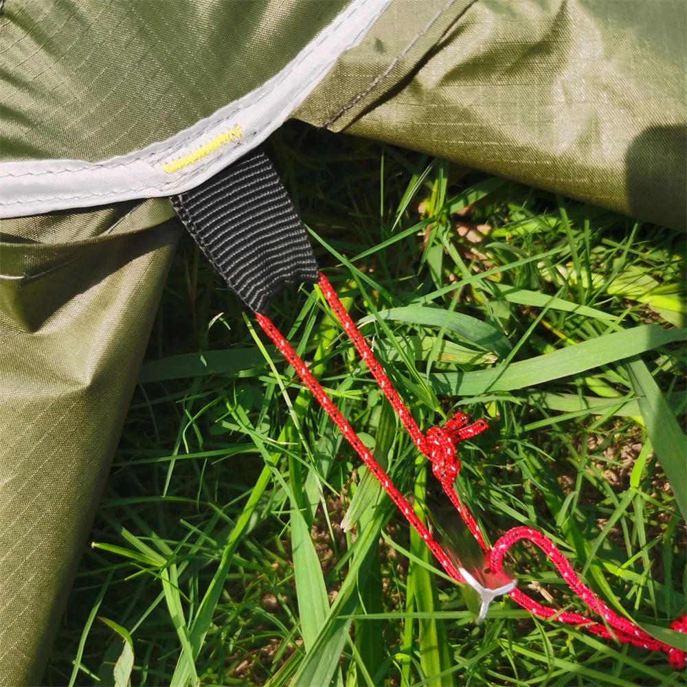 MCETO Camping Hot Tent 4-6 Person Tipi Tent with Stove Jack for Bushcraft, Cooking and Heating - Womvr