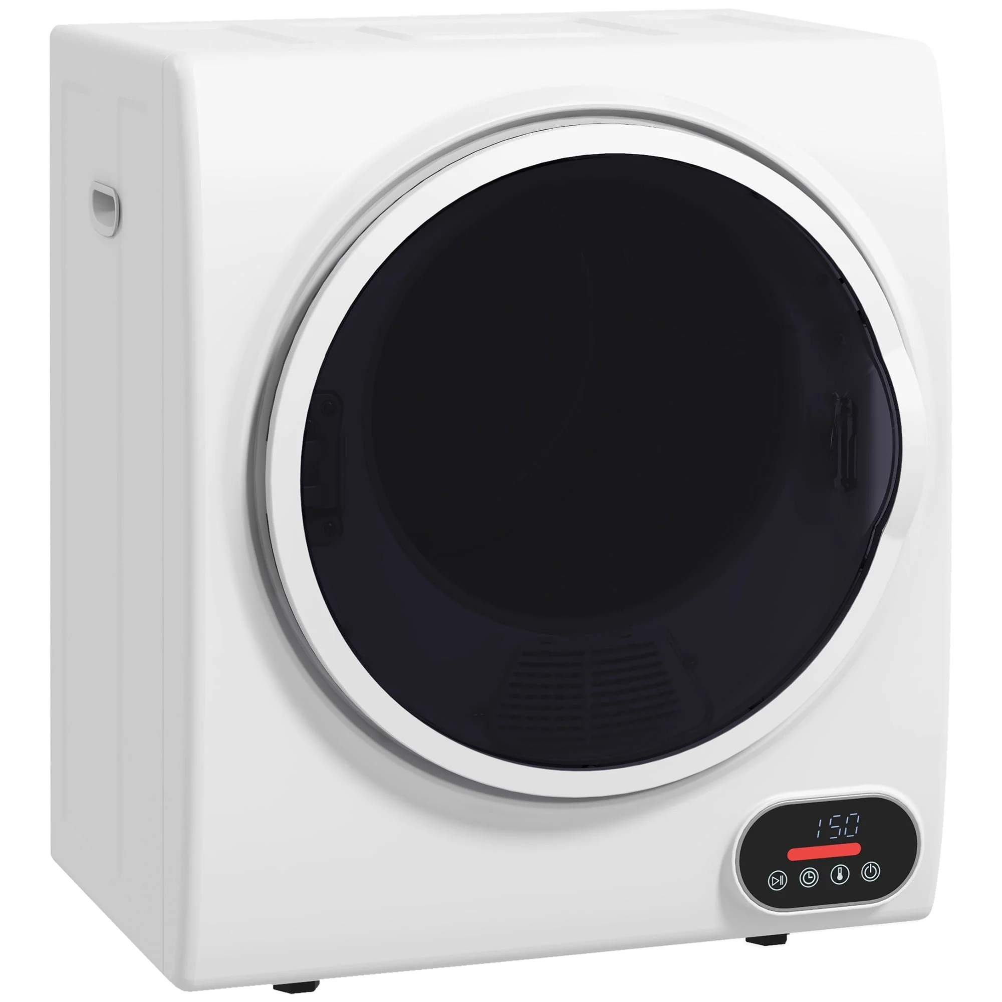 HOMCOM Portable Clothes Dryer 120V 850W Laundry Dryer for Apartment, Gray - Womvr