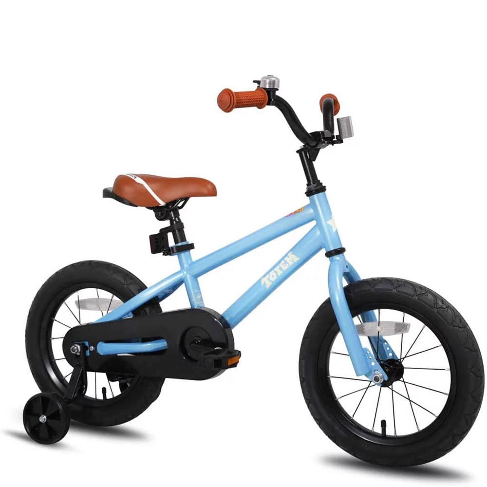 JOYSTAR Totem Series 16in Bike w/ Training Wheels & Kickstand, Mint Green - Womvr