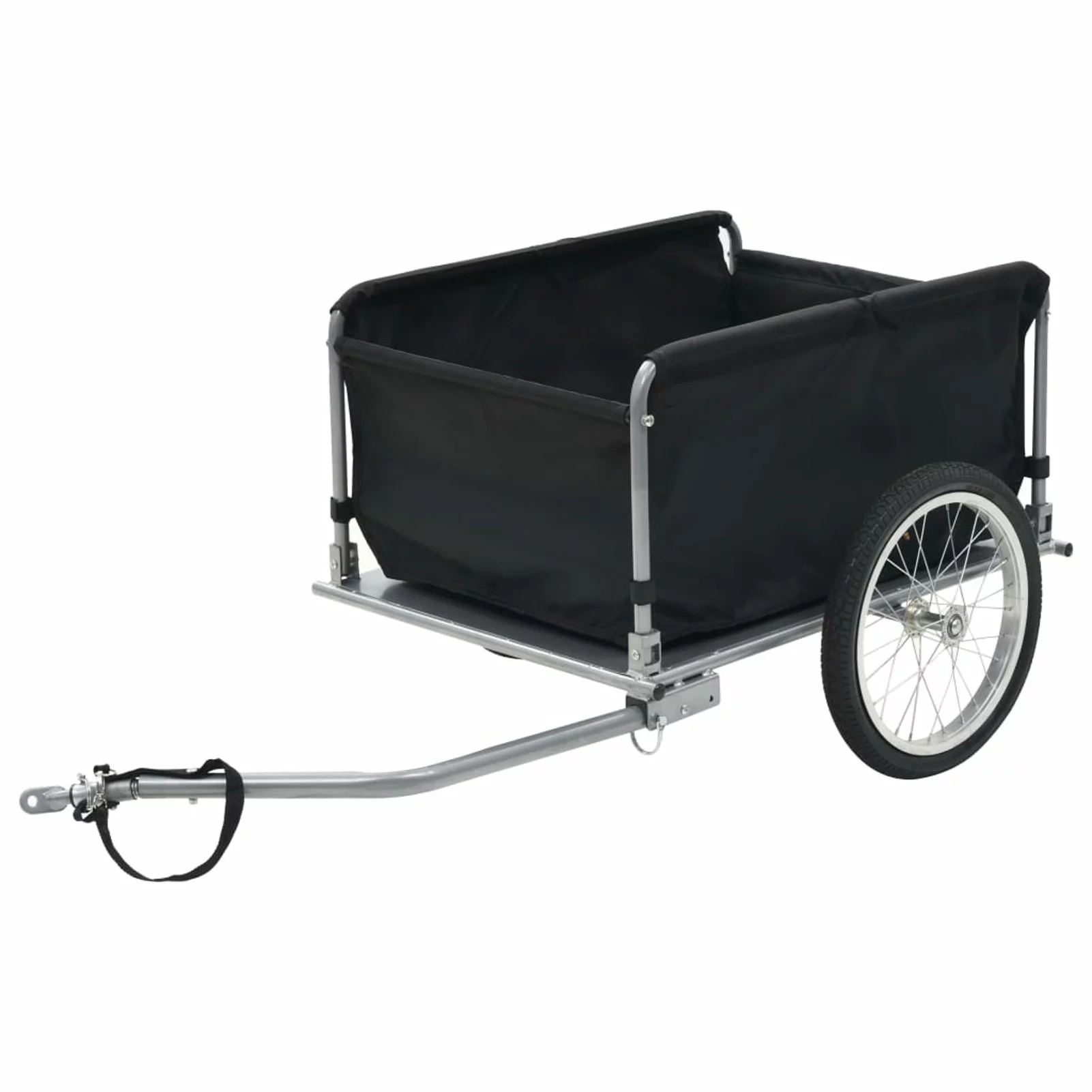 moobody Bike Cargo Trailer with Foldable Drawbar and Removable Cargo Compartment 2 Wheels Quick-Release Bike Wagon Trailer 53.5 x 28.3 x 22.8 Inches (L x W x H) - Womvr