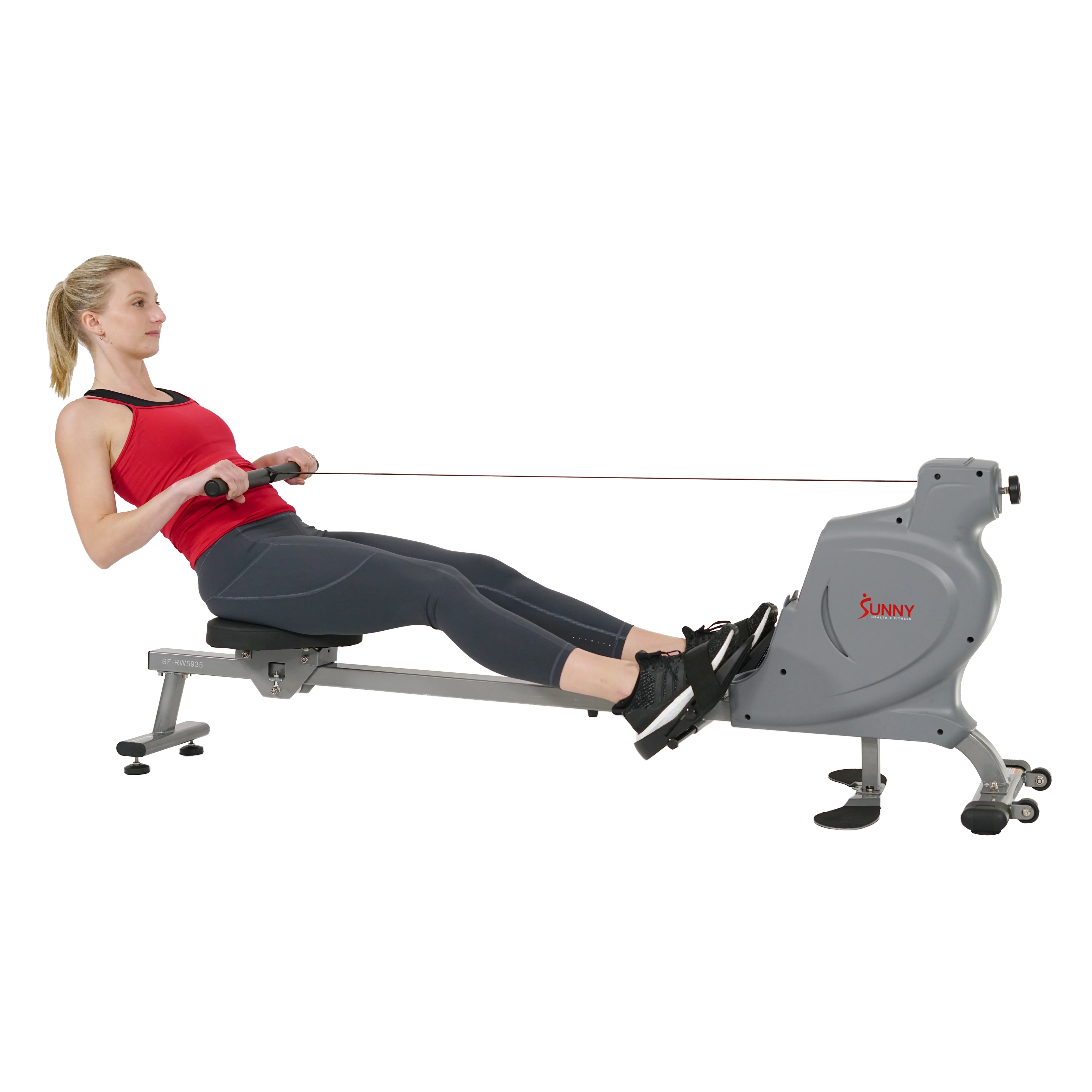 Sunny Health & Fitness Dual Rower Rowing Machine - SF-RW5935 - Womvr