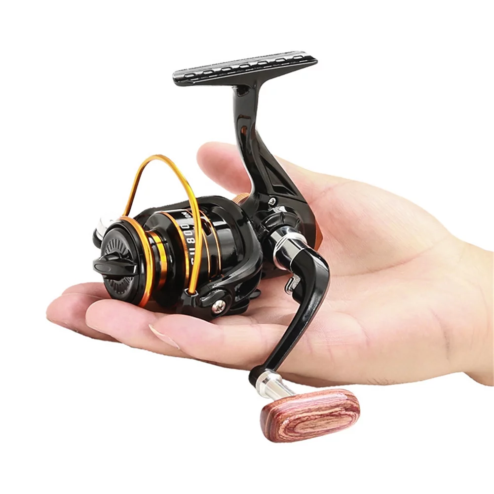 GloryStar 800 Type Fishing Reel Folding Rocker Micro Spinning Wheel Fishing Accessories - Womvr
