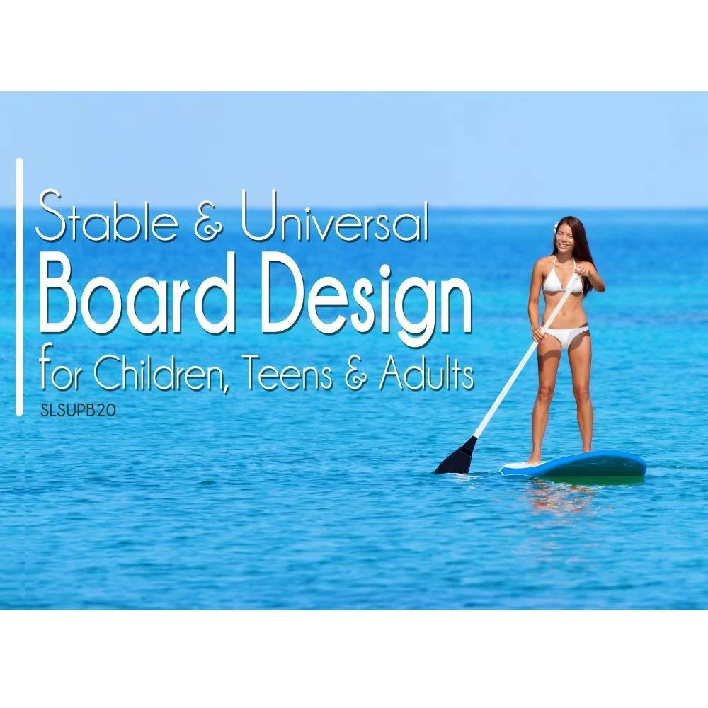 SereneLife Thunder Wave SUP - 10 Foot Inflatable Stand Up Water Paddle Board, Leash, Paddle, Pump & Bag - Green - Womvr