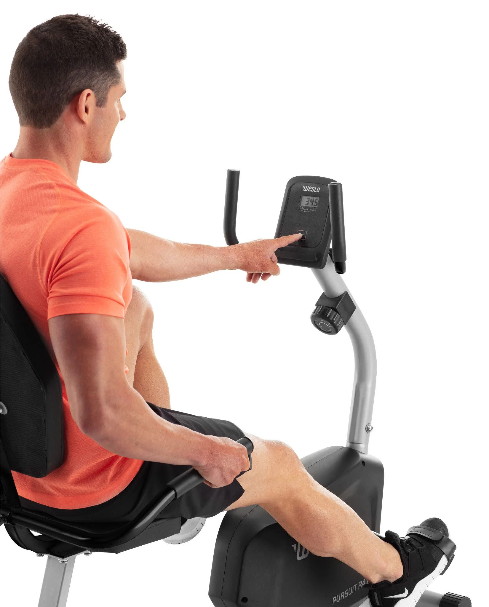 Weslo Pursuit R 4.1 Recumbent Exercise Bike with Inertia-Enhanced Flywheel - Womvr