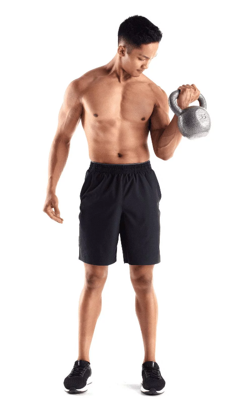 Weider, 30lb Cast Iron Hammertone Finish Kettlebell, Single - Womvr