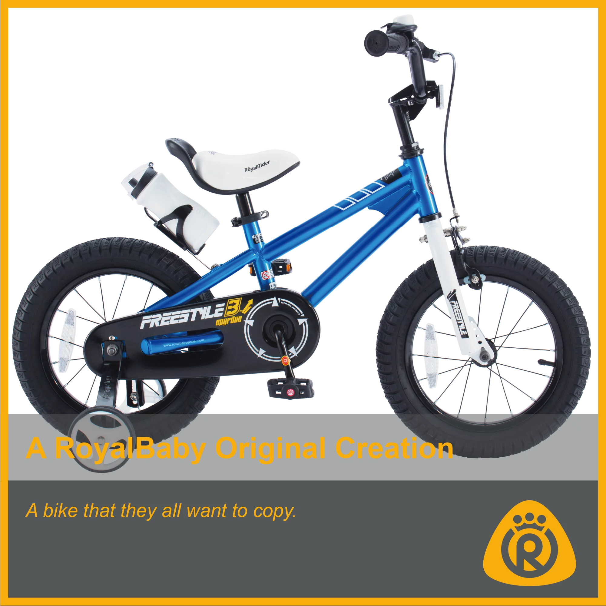 Royalbaby Freestyle Kids Bike 12 14 16 18 20 Inch Bicycle for Boys Girls Ages 3-12 Years, Multiple Color Options - Womvr