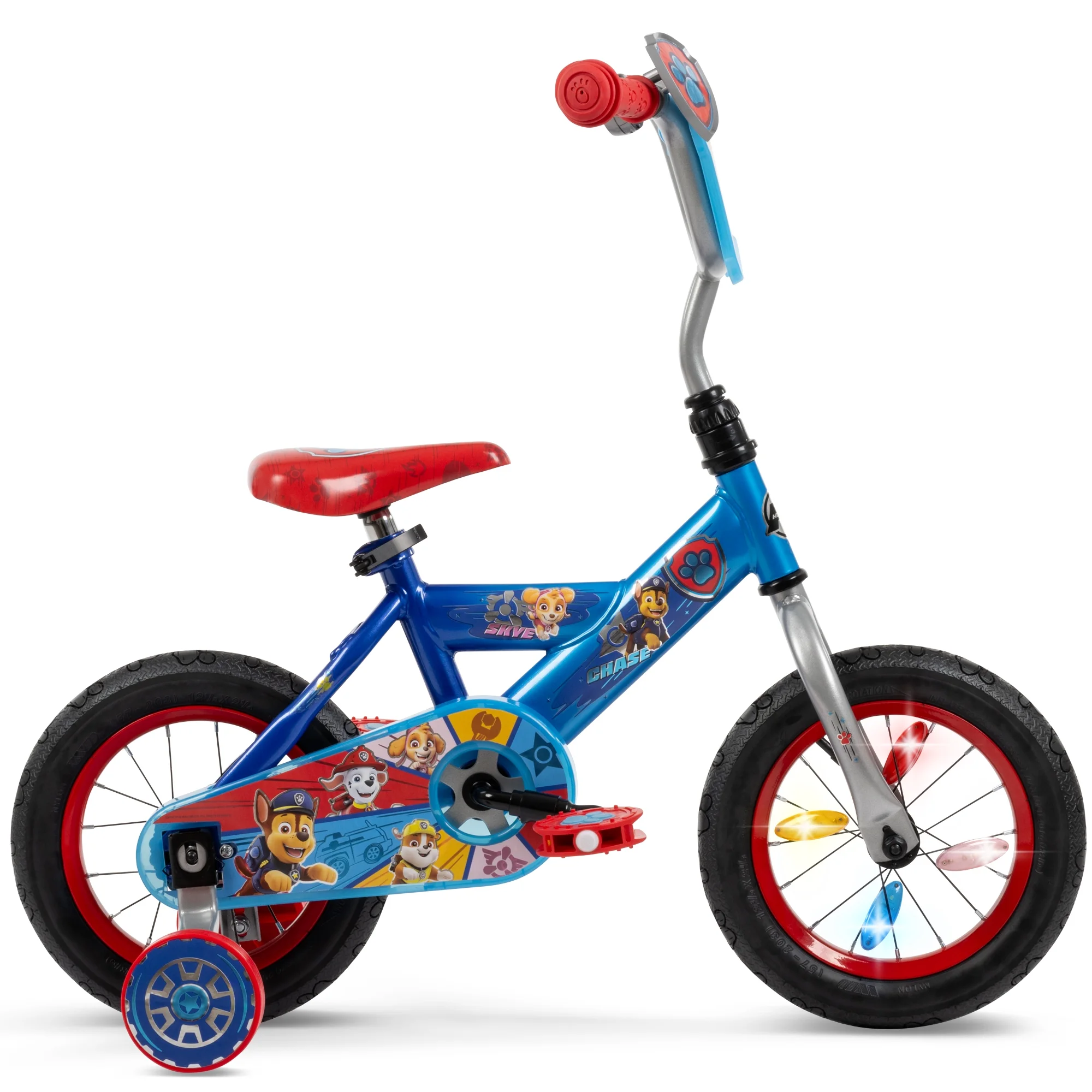 Paw Patrol 12-inch Boys' Training Wheel Bike,  Ages 3+ Years, Blue, from Huffy - Womvr